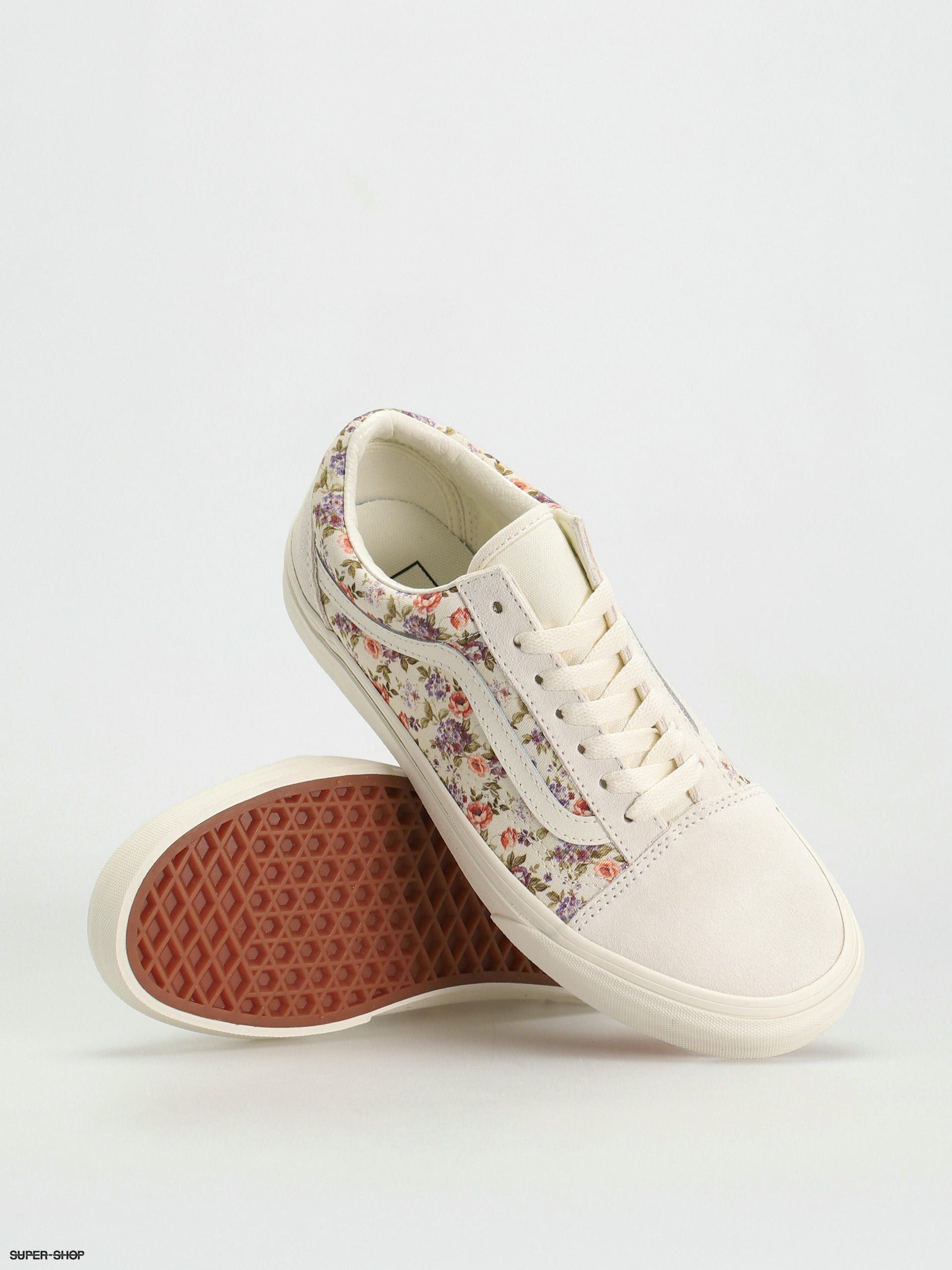 Vans Old Skool Shoes Wmn - grey (vintage floral marshmallow)