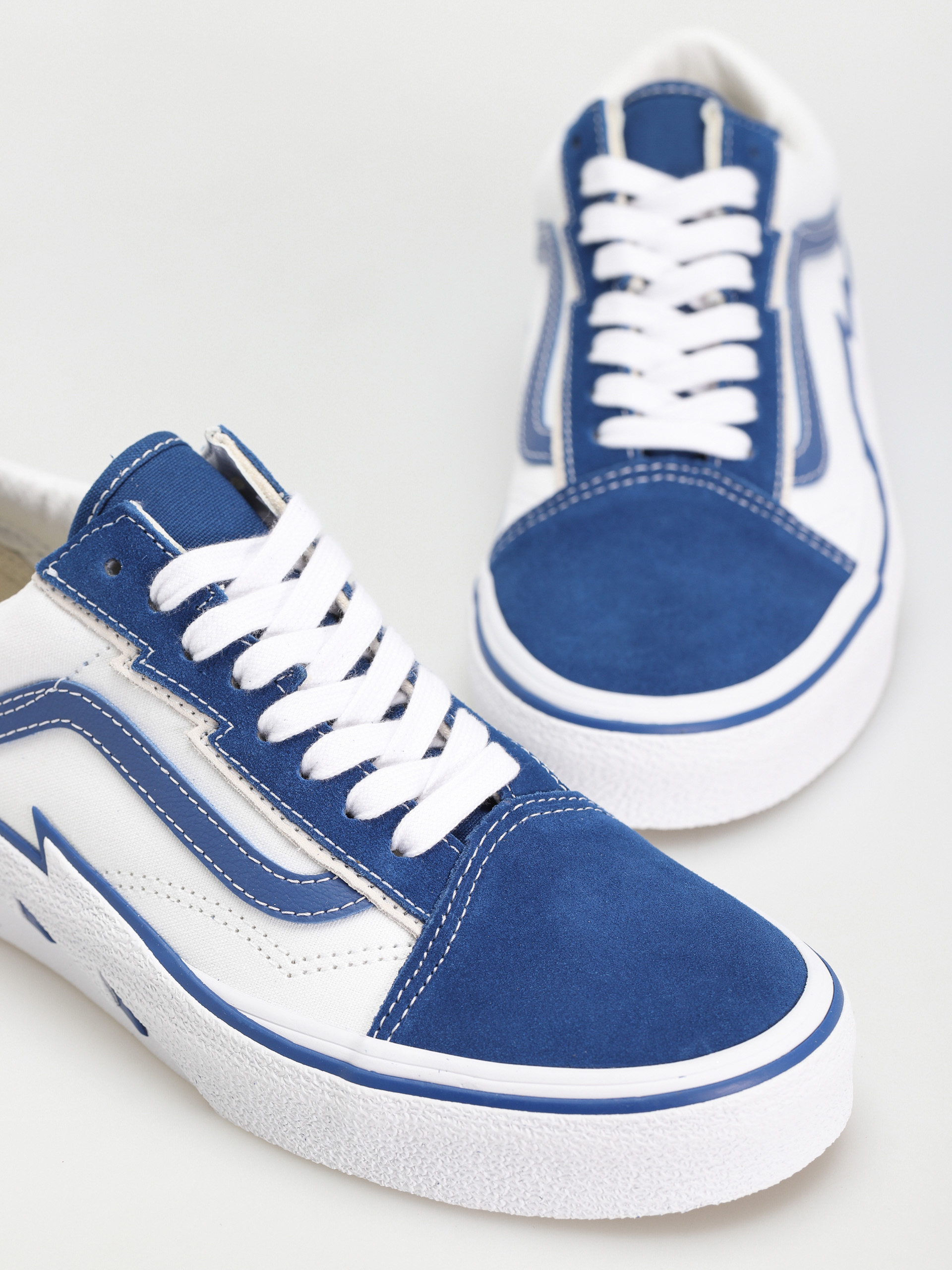 Vans old skool clearance estate blue true white