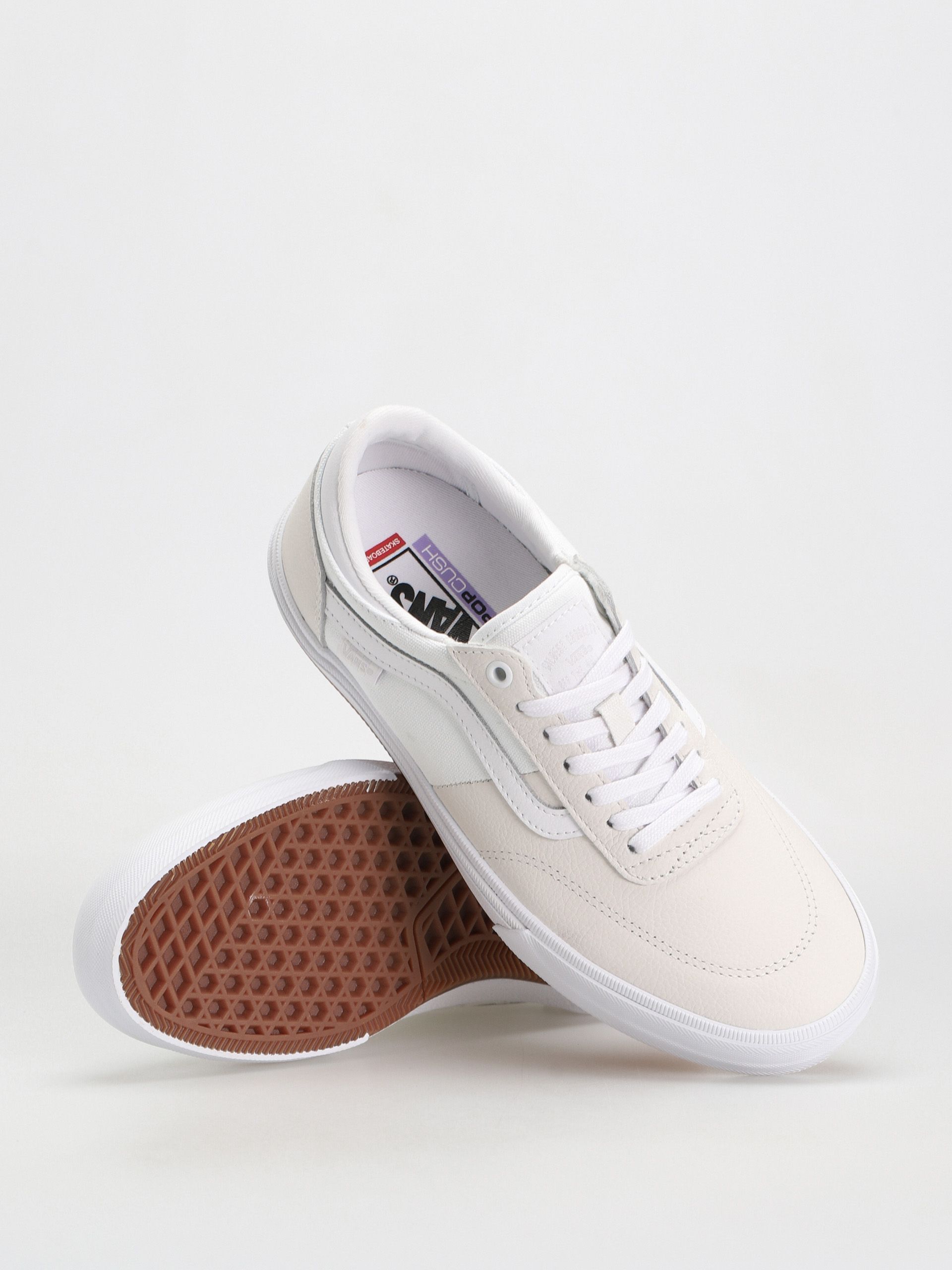 Vans Gilbert Crockett Schuhe (leather white/white)
