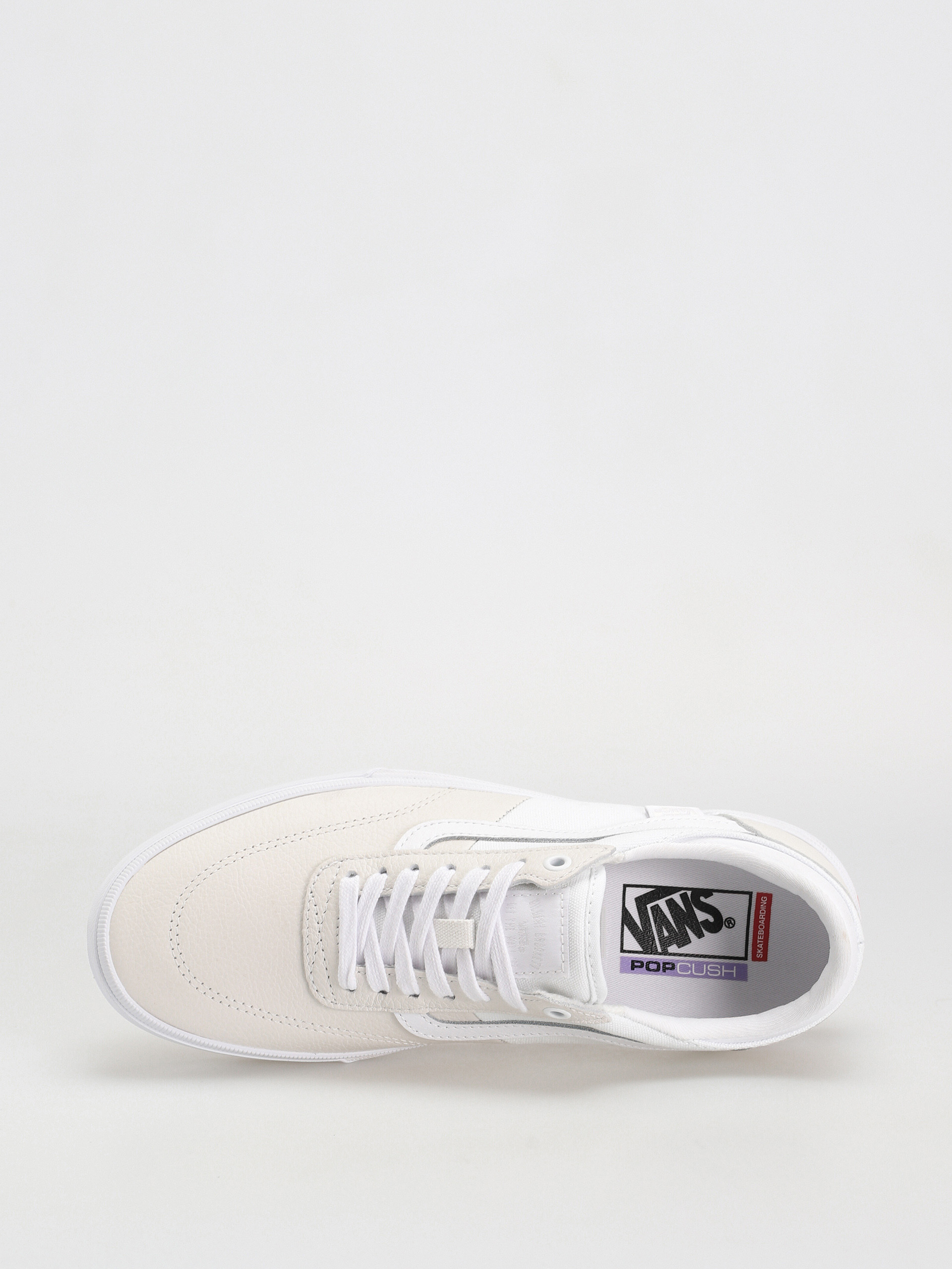 Vans Gilbert Crockett Shoes (leather white/white)