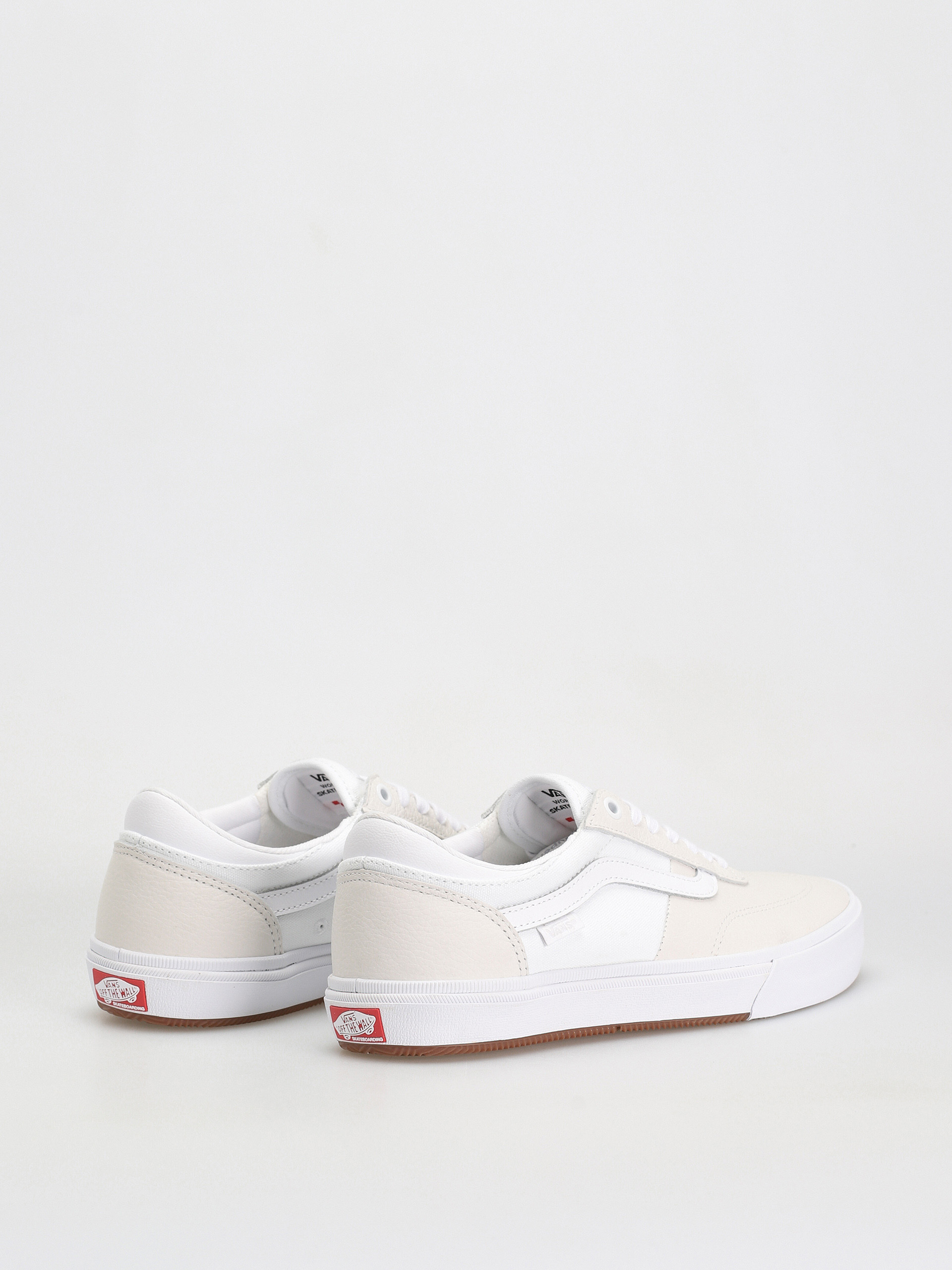 Vans Gilbert Crockett Shoes (leather white/white)