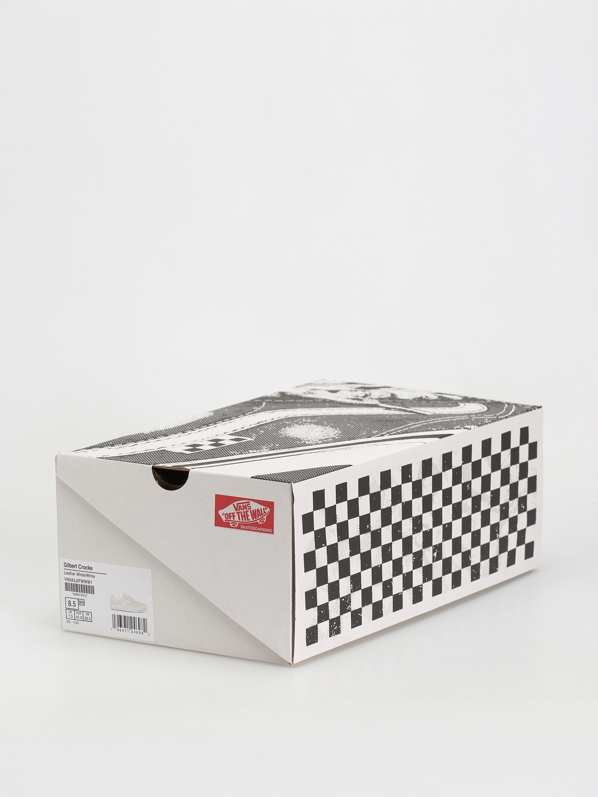 Vans Gilbert Crockett Schuhe (leather white/white)