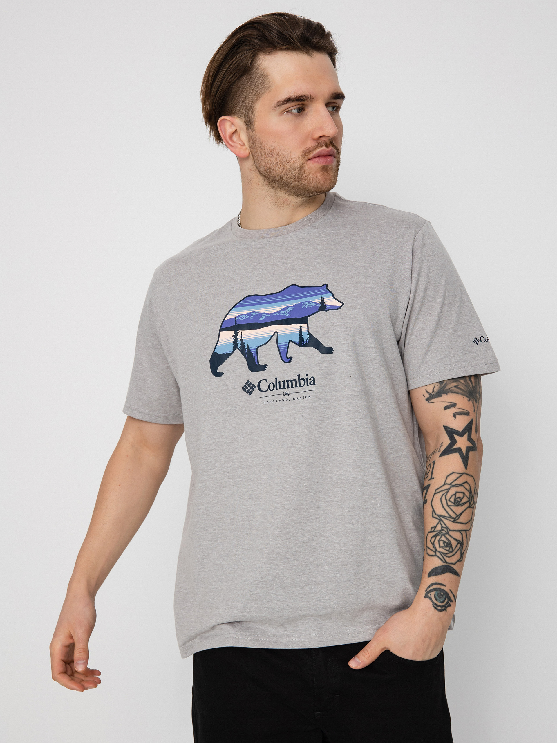 Columbia Rockaway River T-shirt (columbia/grey/h)