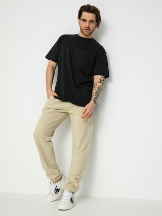 CARHARTT WIP POCKET T-SHIRT IN REGULAR FIT - BLACK. #carhartt