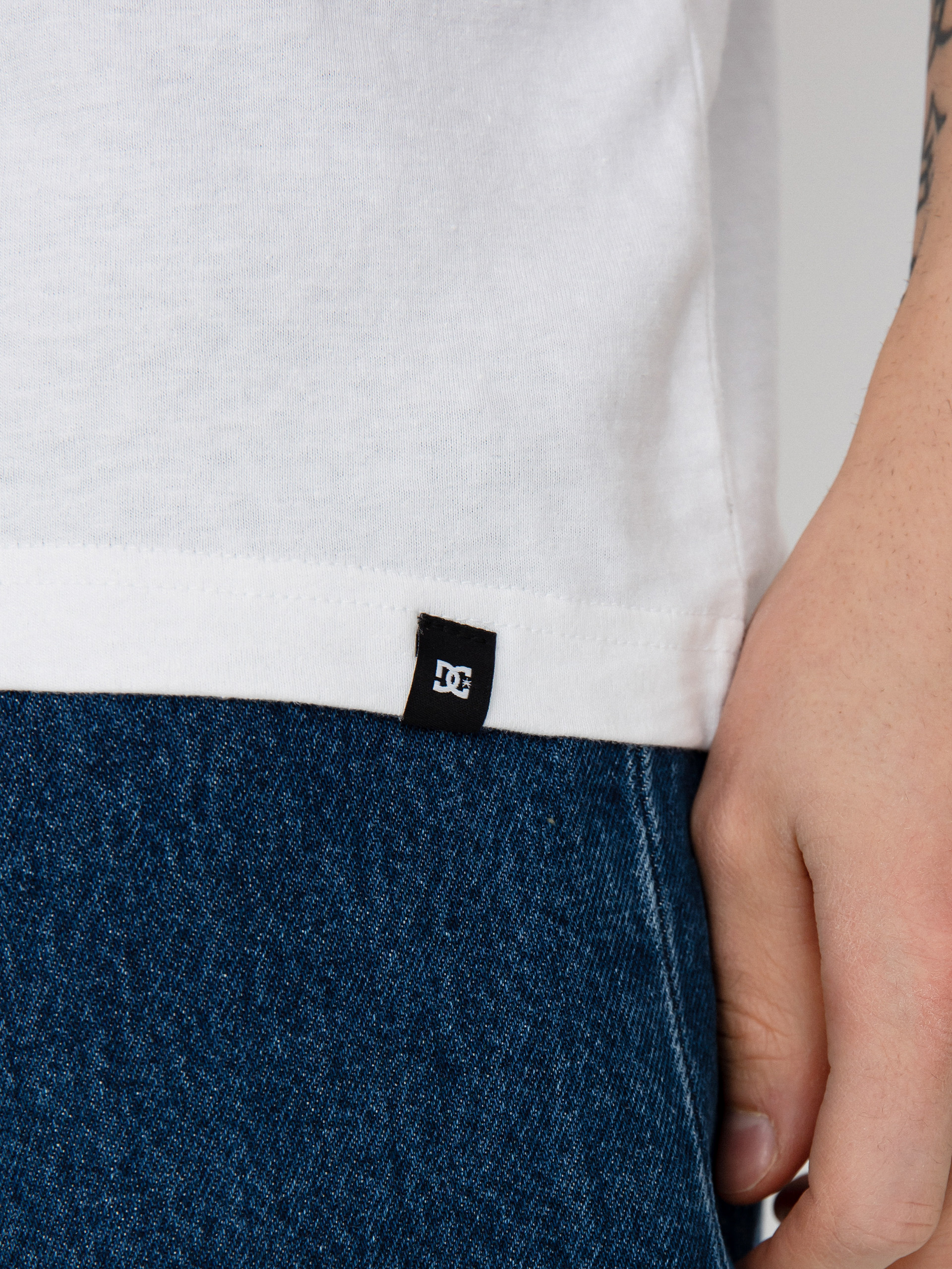 DC Star Fill T-shirt (white/fire)