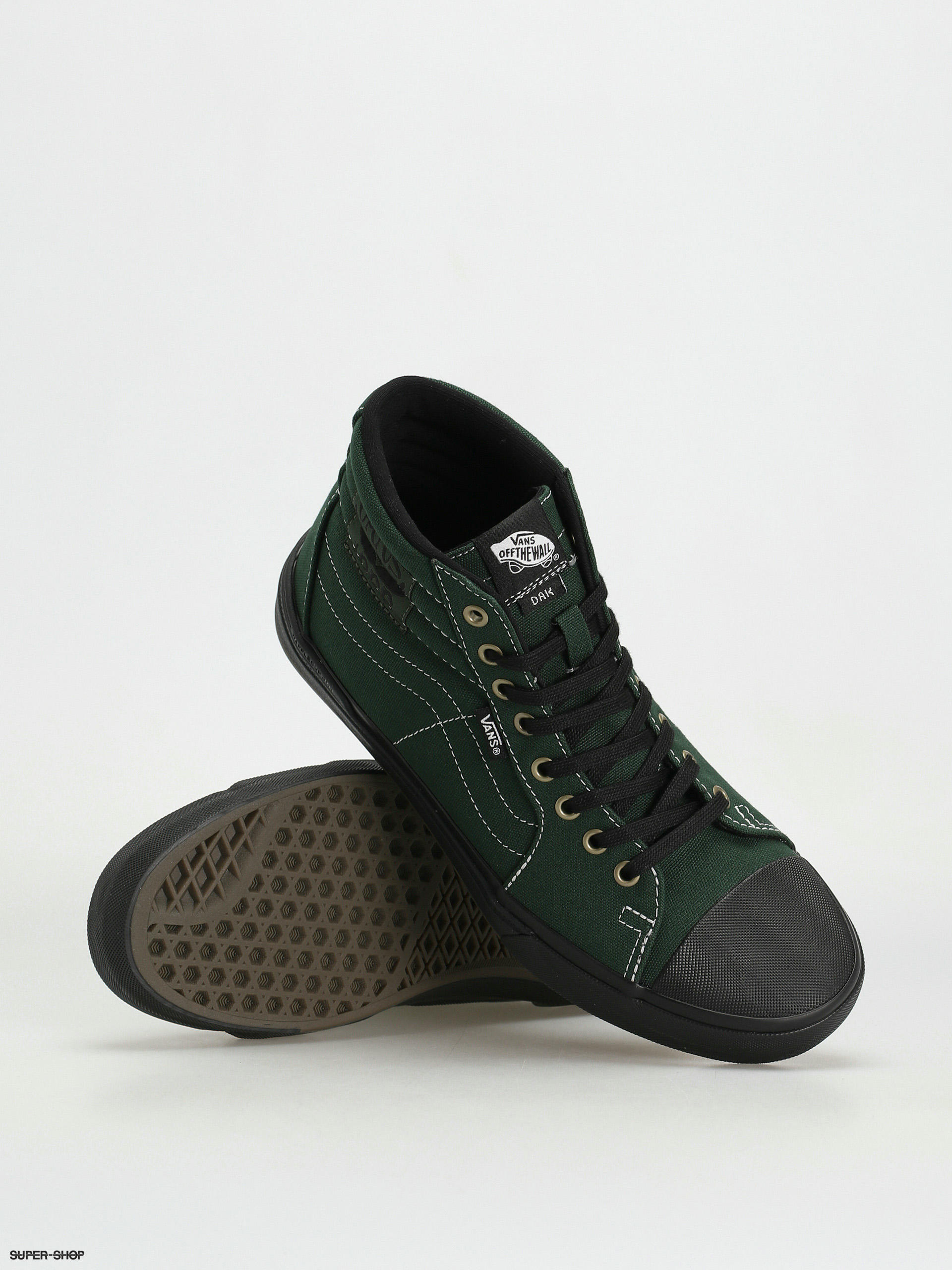 Vans Bmx Sk8 Hi 238 Shoes dakota roche green black