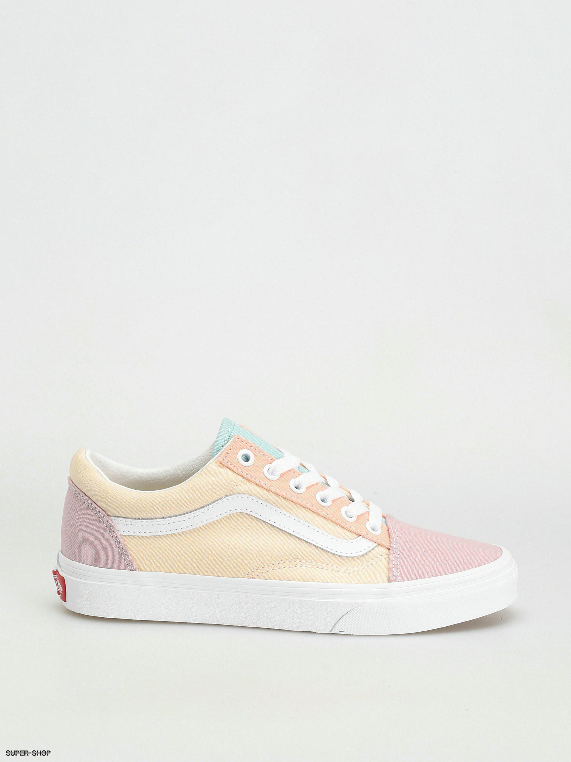 Peach and hot sale white vans