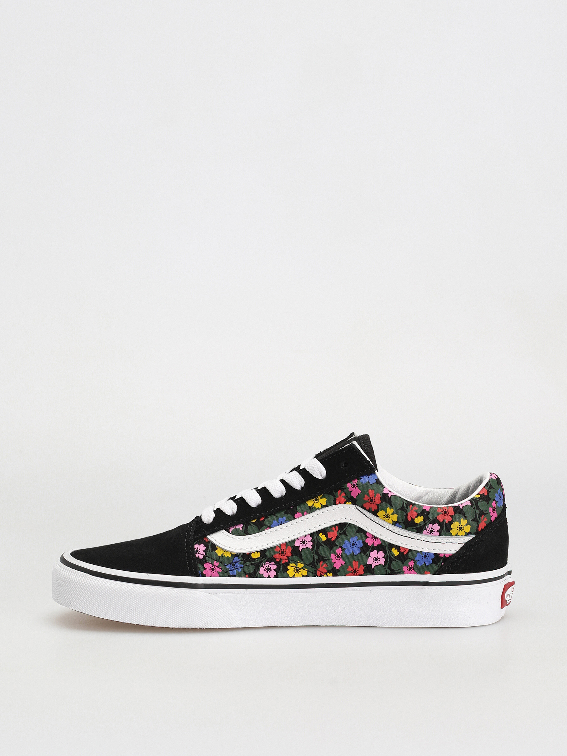 Vans old skool multi floral black white clearance st