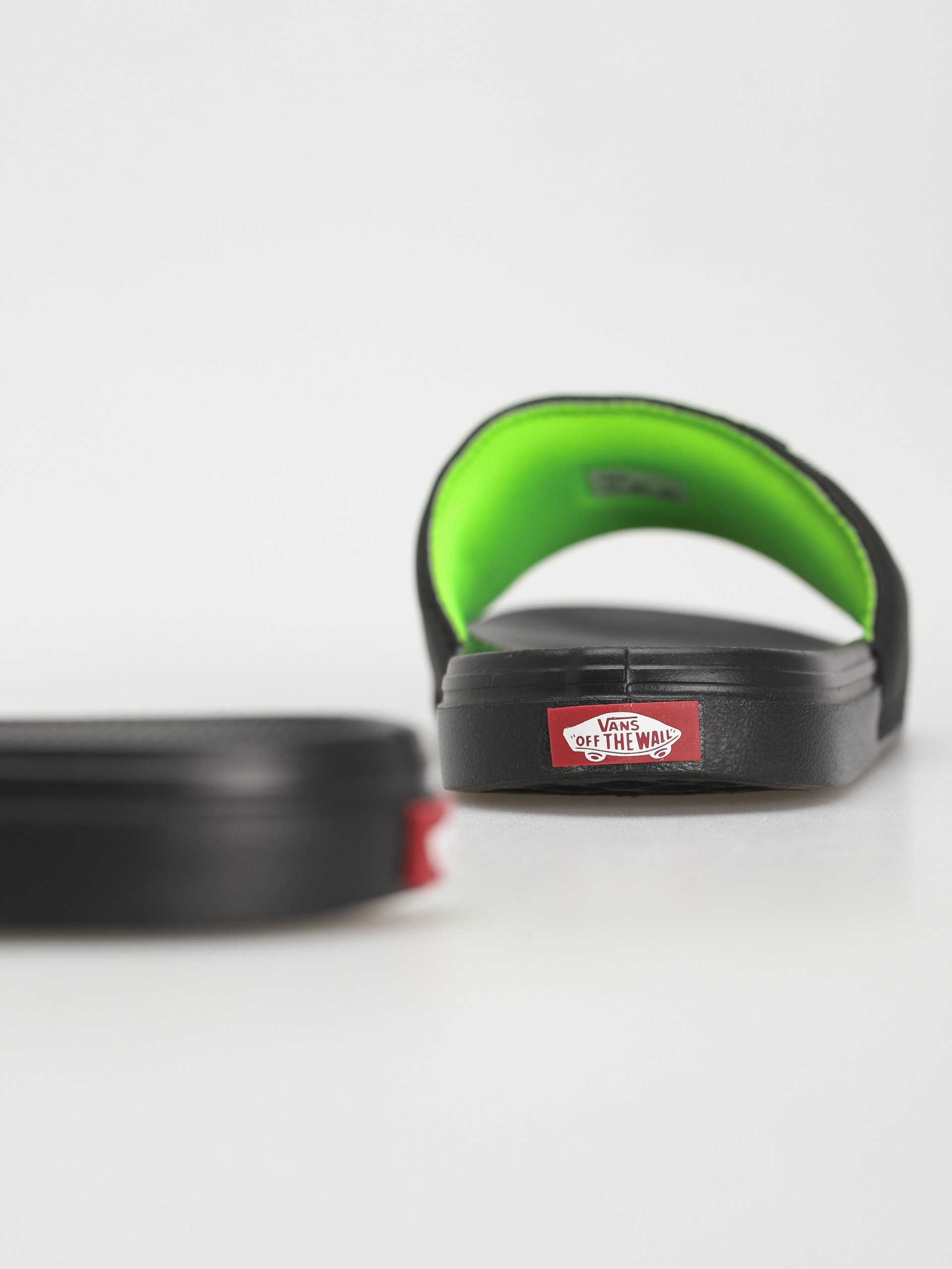 Vans La Costa Slide On Flip-flops (trippy grain black/black)