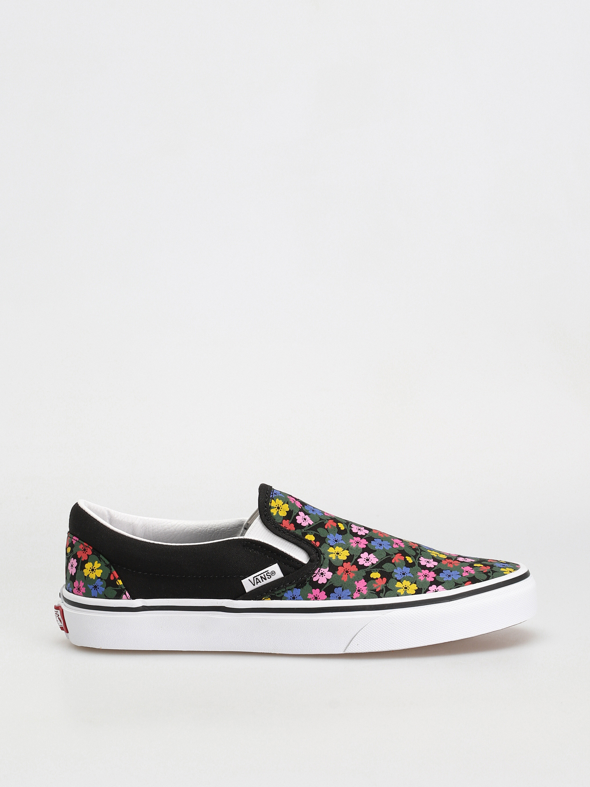 Vans Classic Slip On Shoes Wmn (floral black/white)