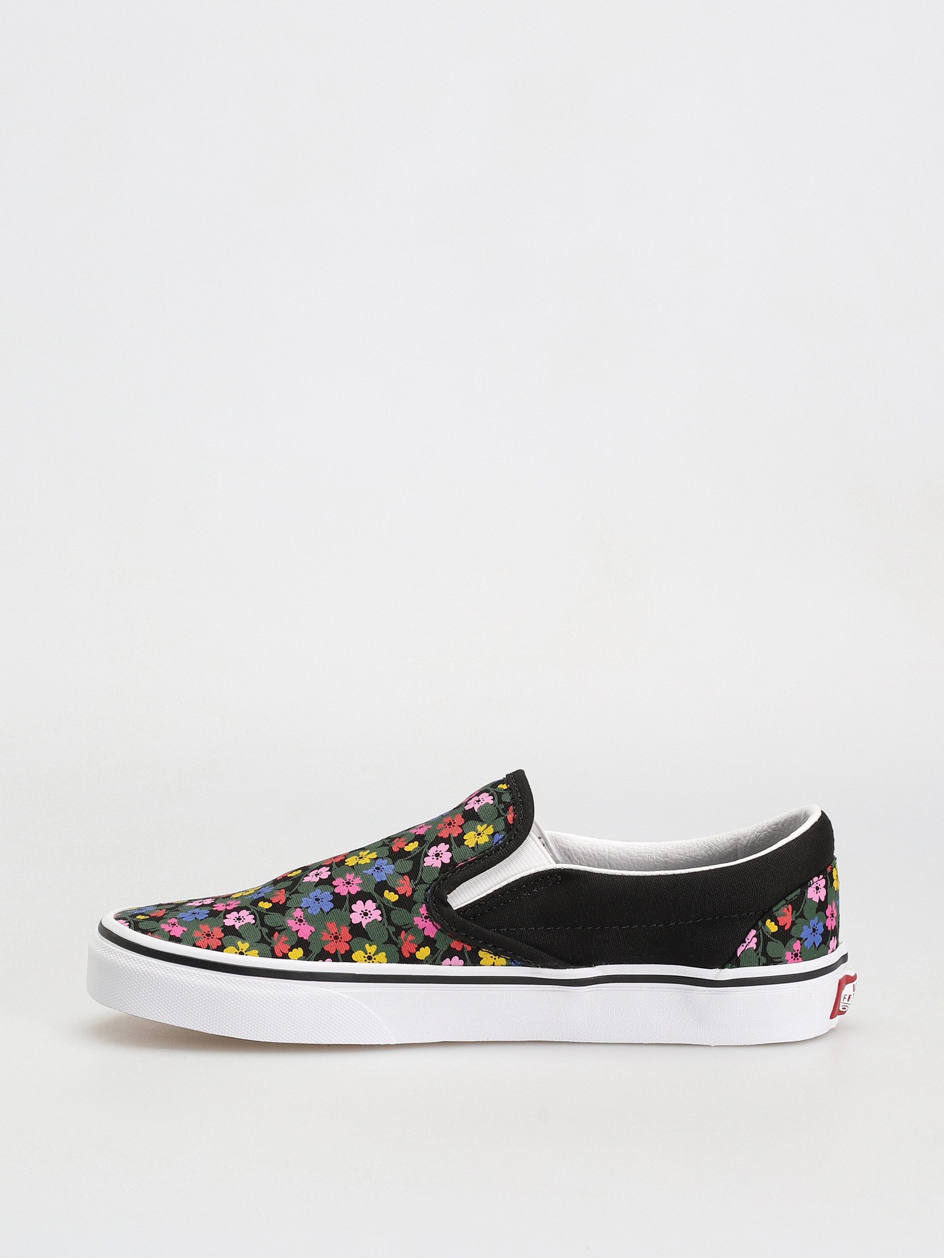 Vans Classic Slip On Shoes Wmn (floral black/white)