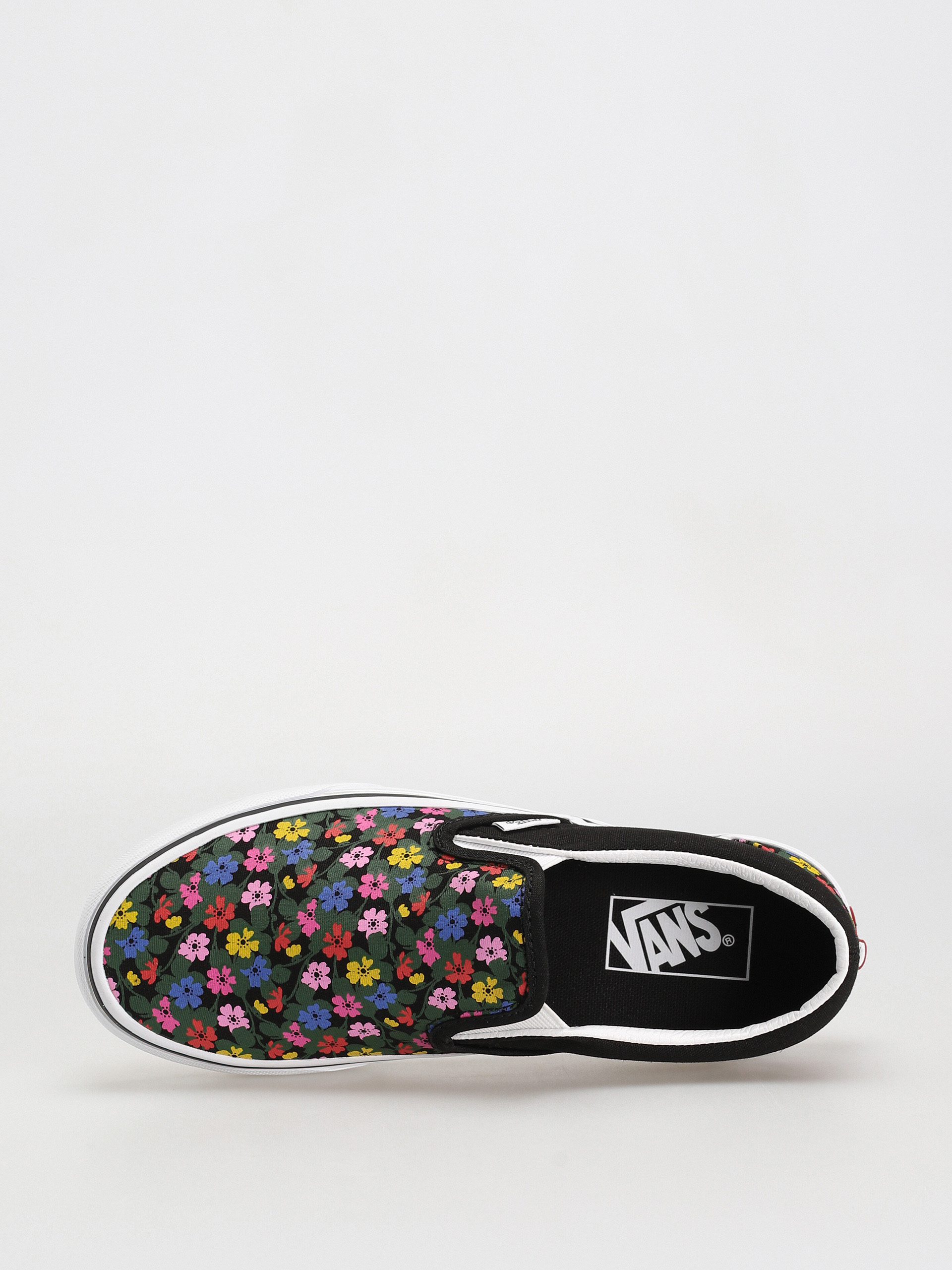 Vans Classic Slip On Shoes Wmn (floral black/white)