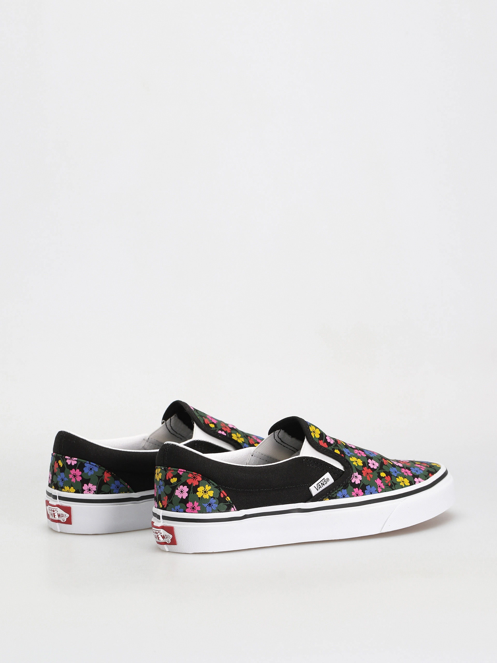 Vans Classic Slip On Shoes Wmn (floral black/white)