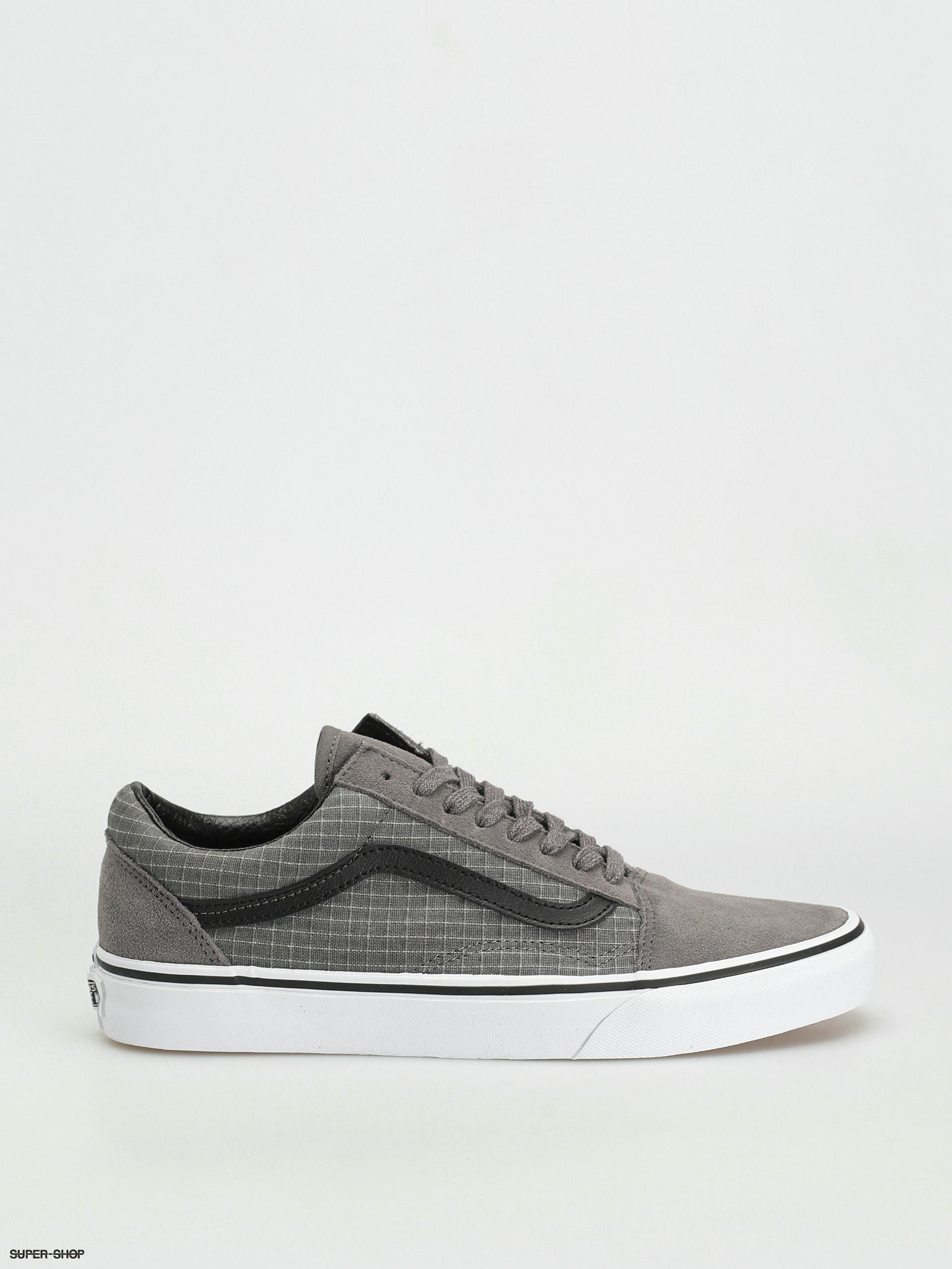 Vans grey canvas on sale shoes