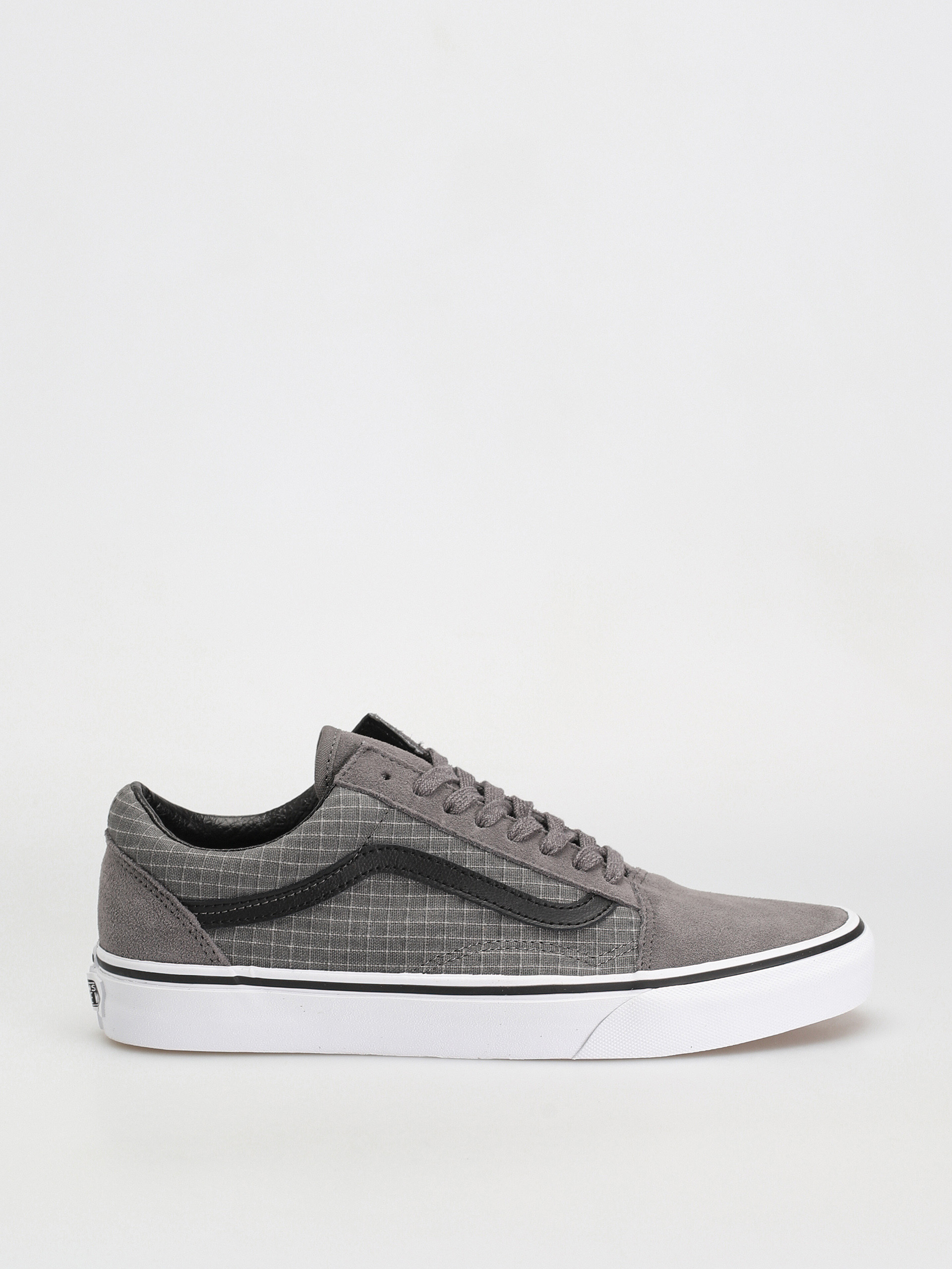 Vans Old Skool Shoes (ripstop canvas pewter/true white)