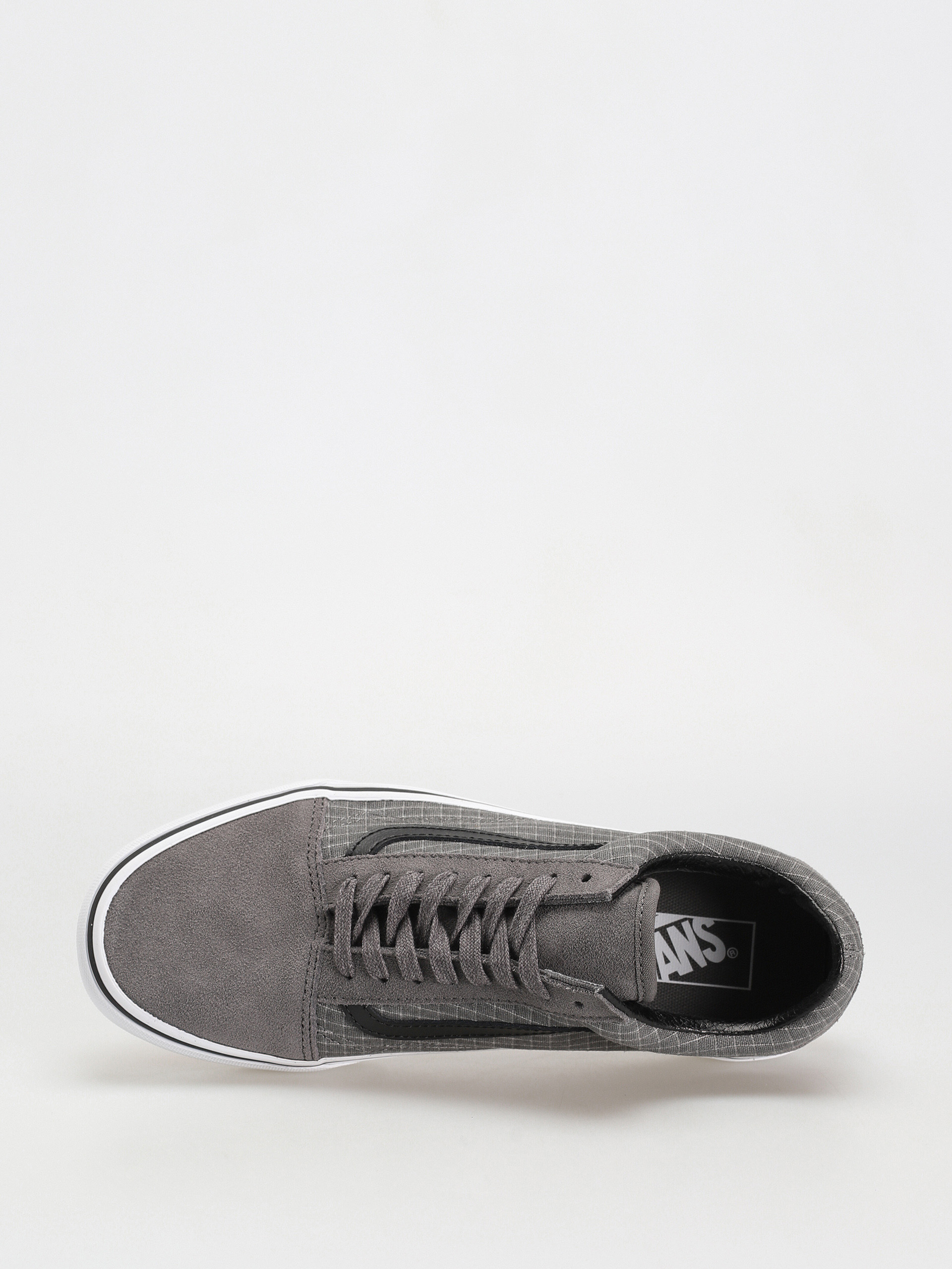 Vans Old Skool Shoes (ripstop canvas pewter/true white)
