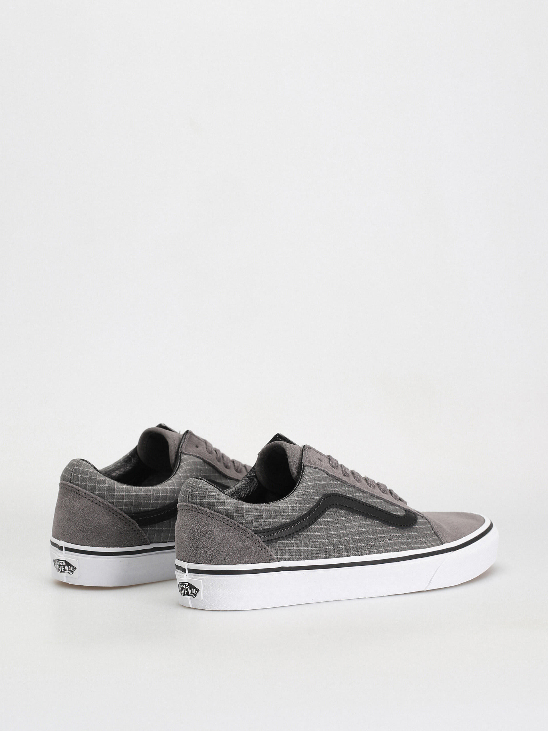 Vans Old Skool Shoes (ripstop canvas pewter/true white)