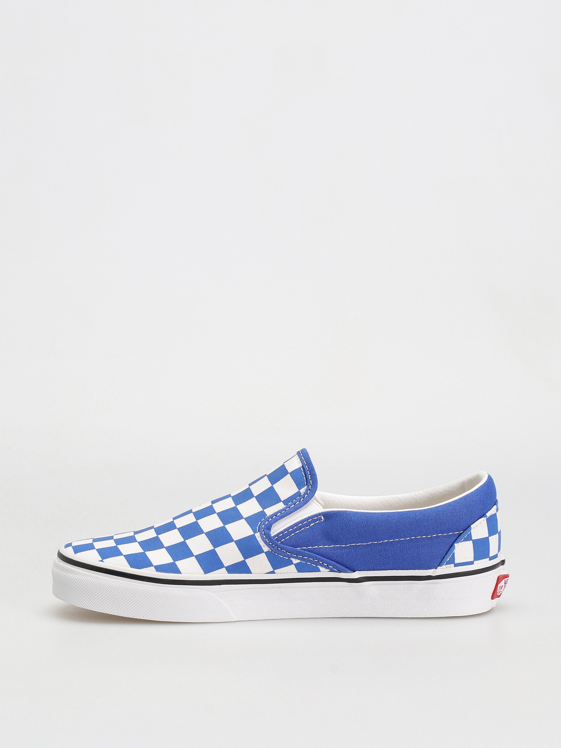 Blue and white checkerboard vans online