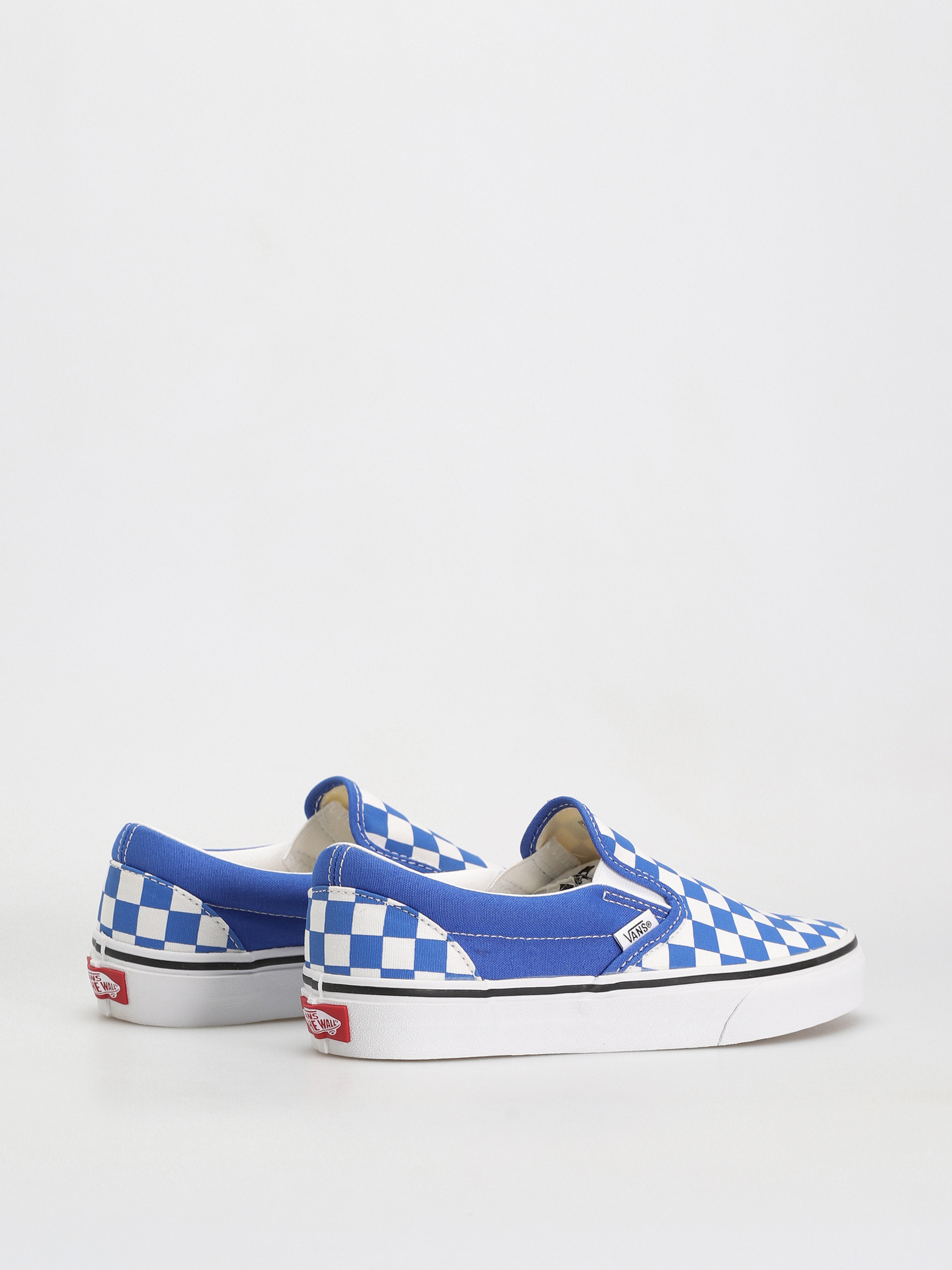 Vans Classic Slip On Schuhe (color theory checkerboard dazzling blue)