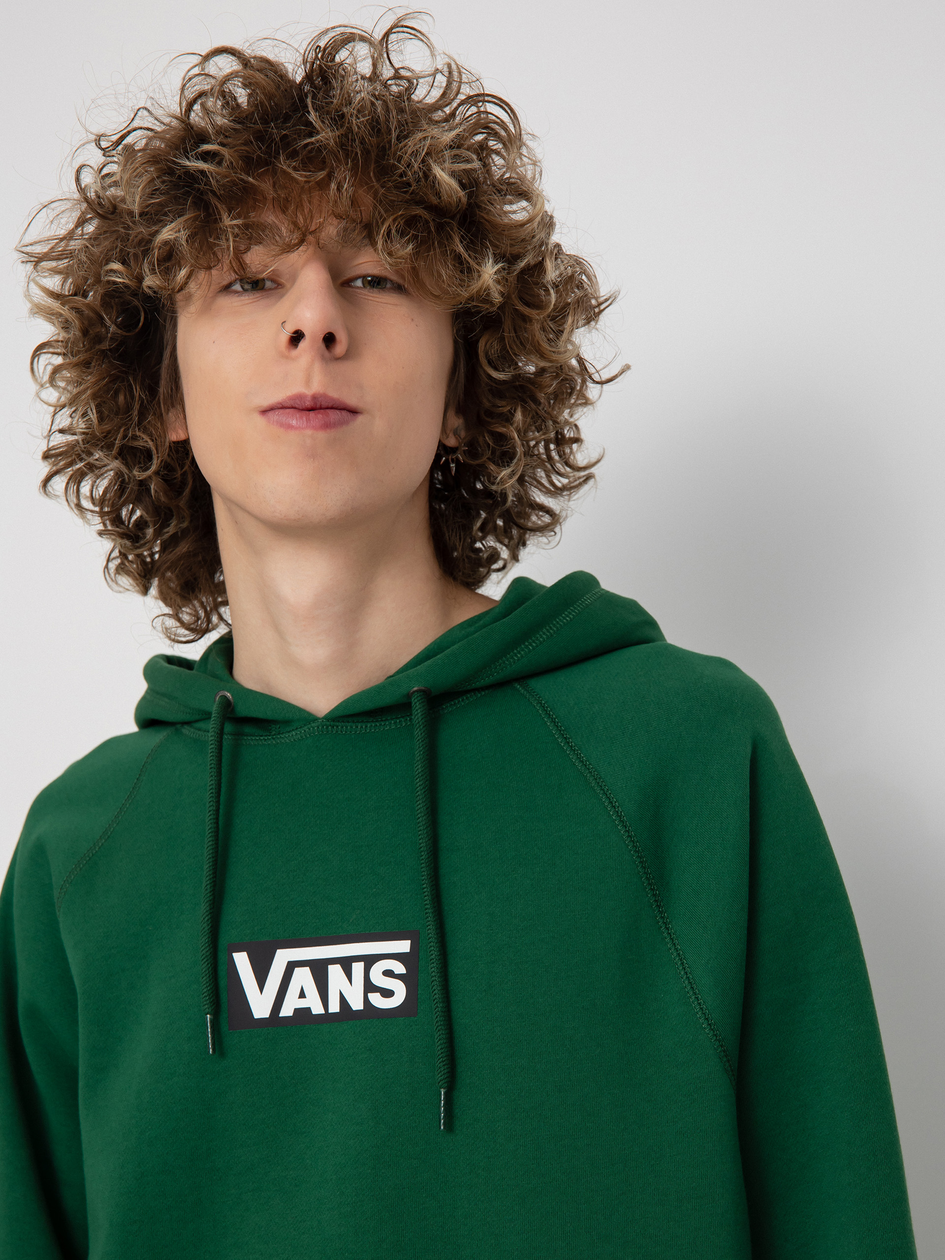 Vans dark hotsell green hoodie