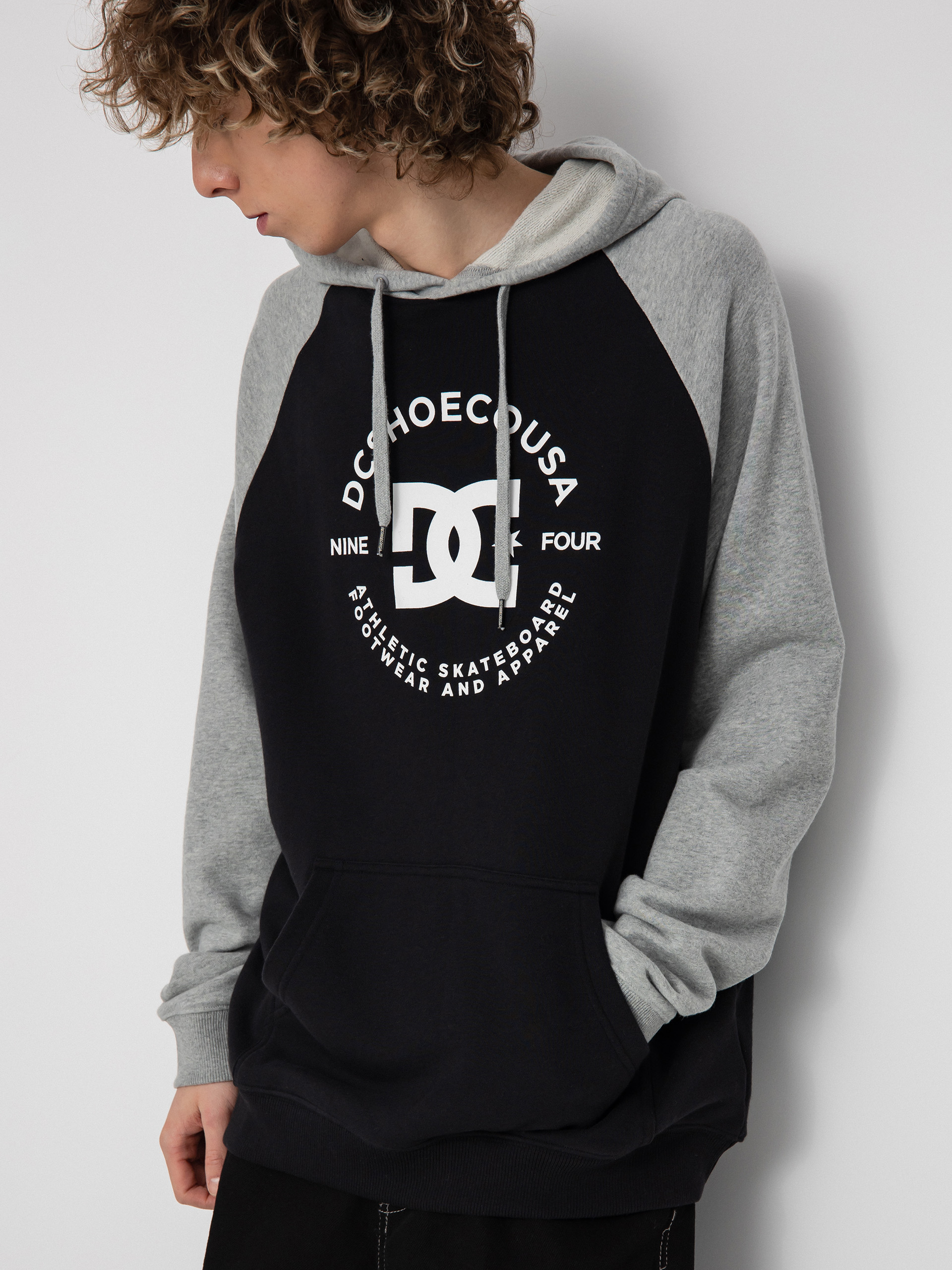 DC Star Pilot Raglan HD Hoodie (black/grey heather)