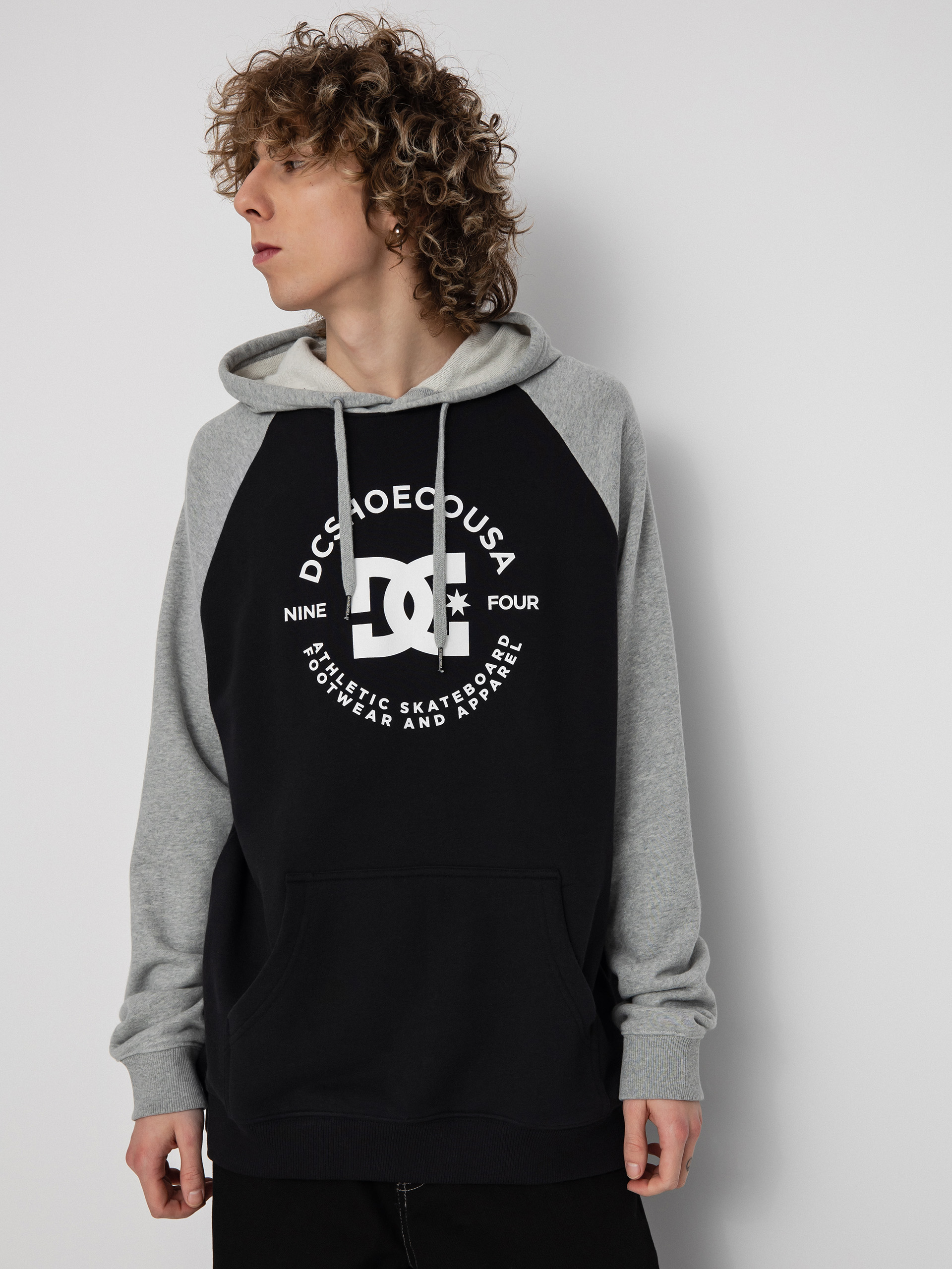 DC Star Pilot Raglan HD Hoodie (black/grey heather)