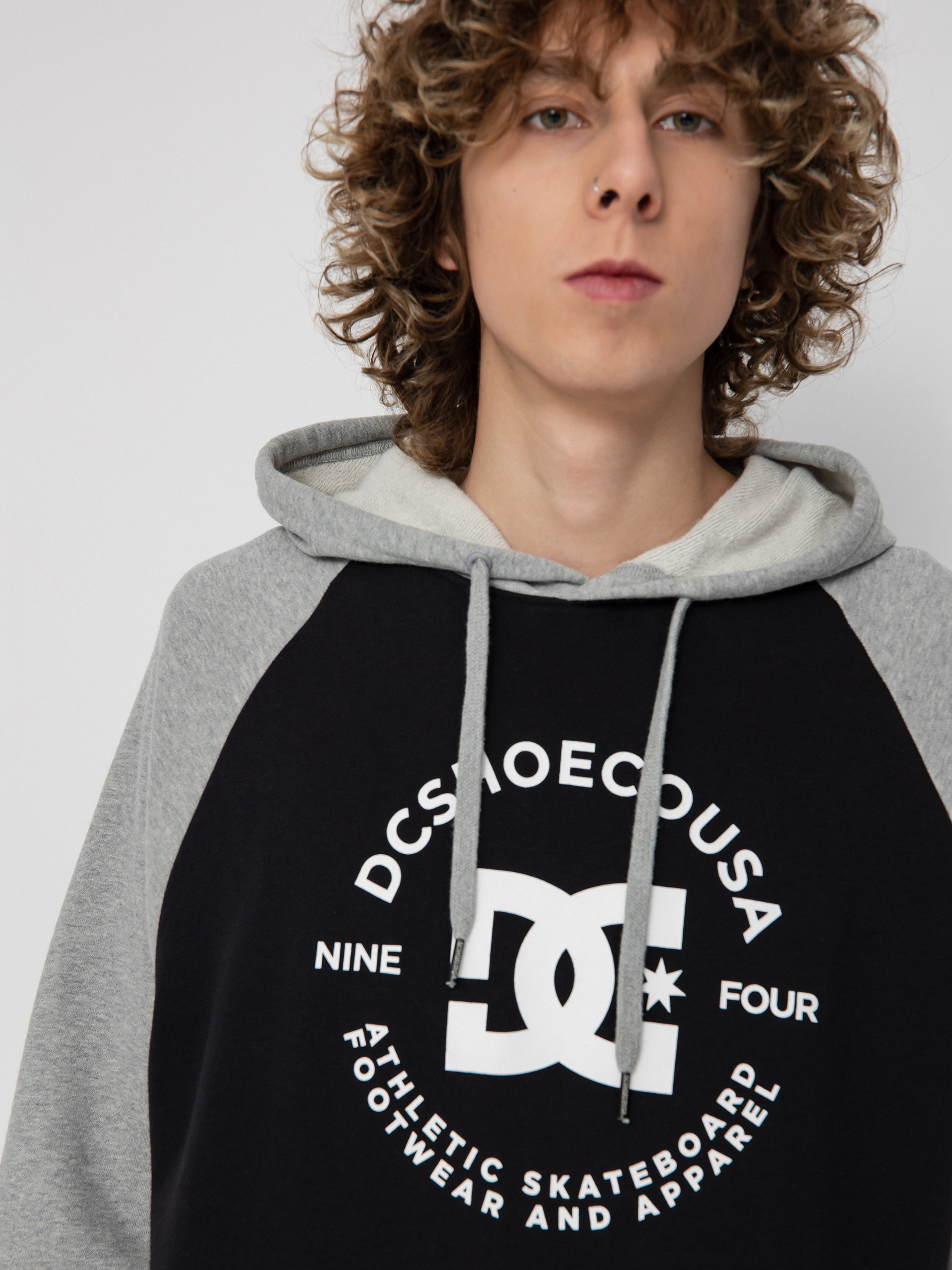 DC Star Pilot Raglan HD Hoodie (black/grey heather)