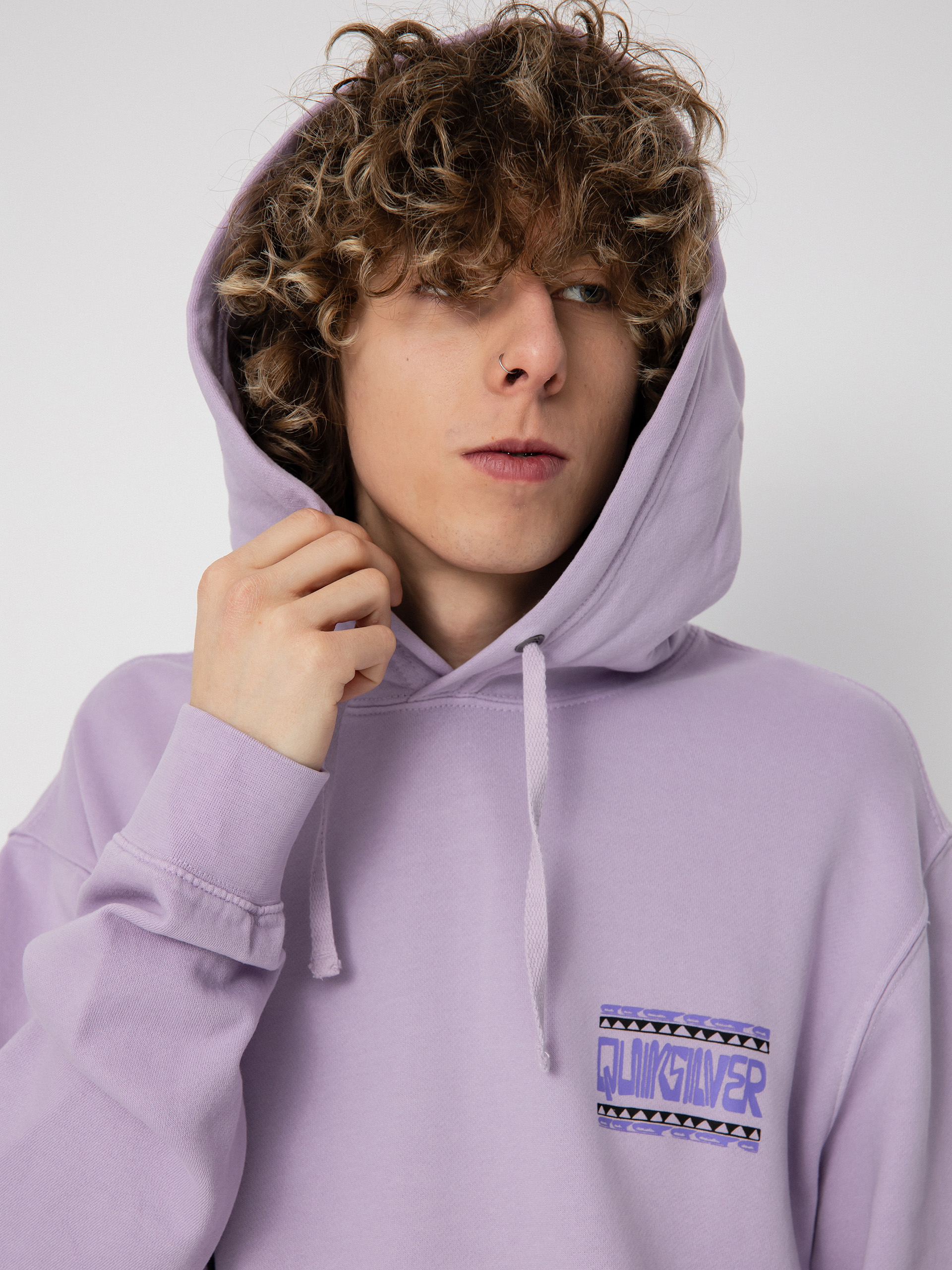 Quiksilver Neon Slab HD Hoodie (pastel lilac)