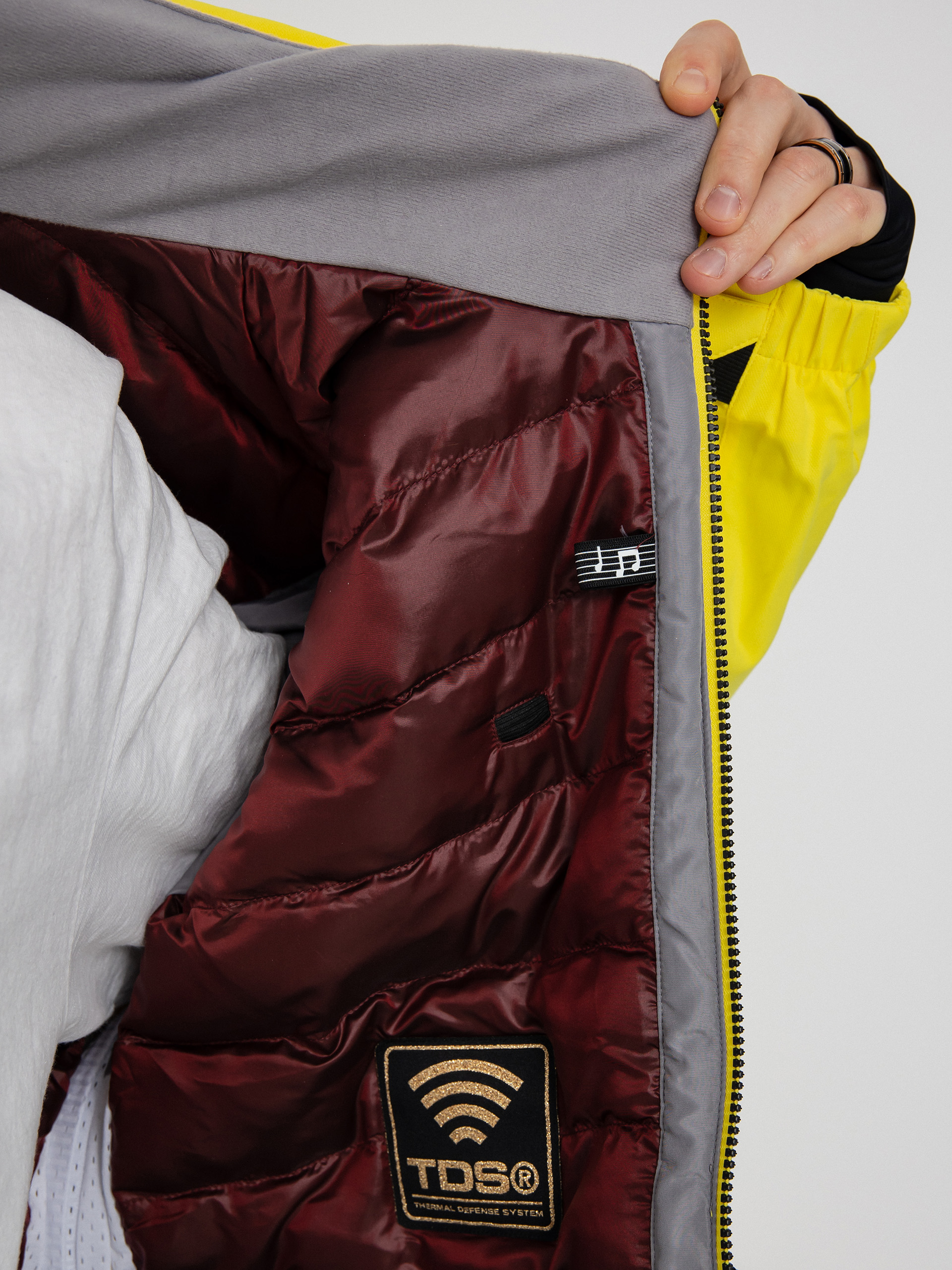 Mens Volcom Quad Angle 2L Tds Snowboard jacket (citron)