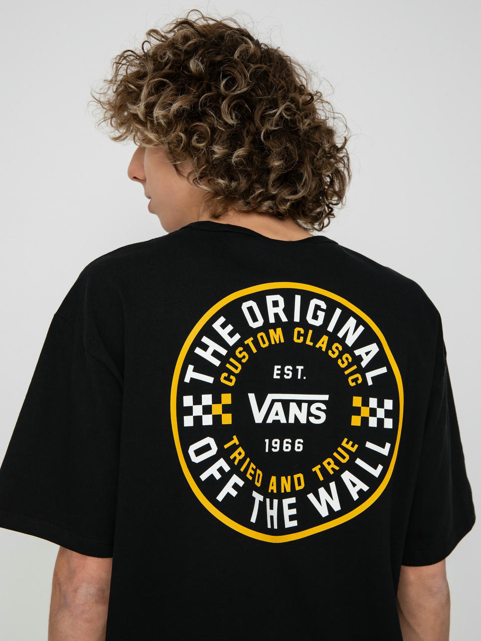 Vans Off The Wall Checker Circle T-shirt (black)