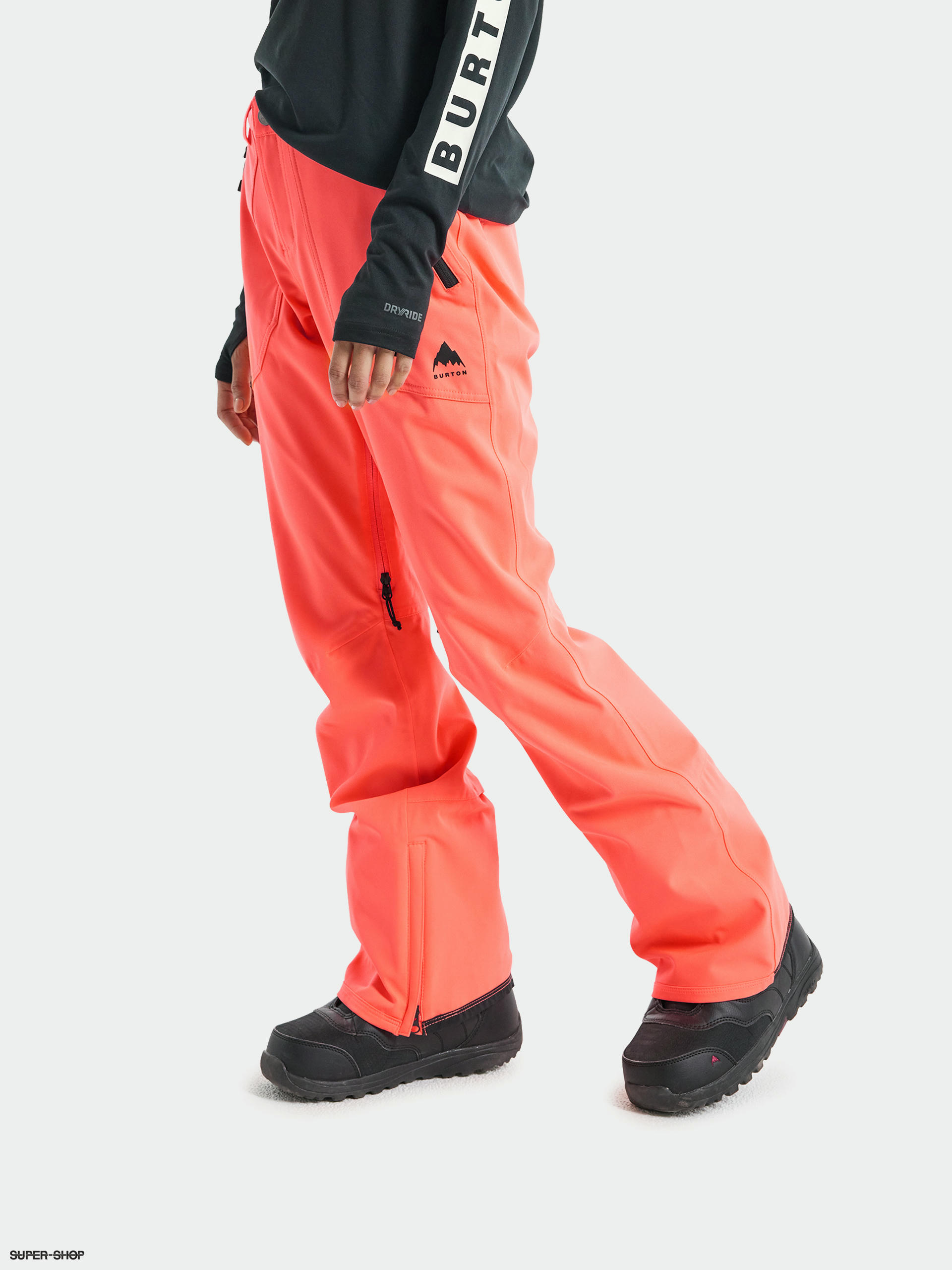 Womens Burton Vida Stretch Snowboard pants (tetra orange)