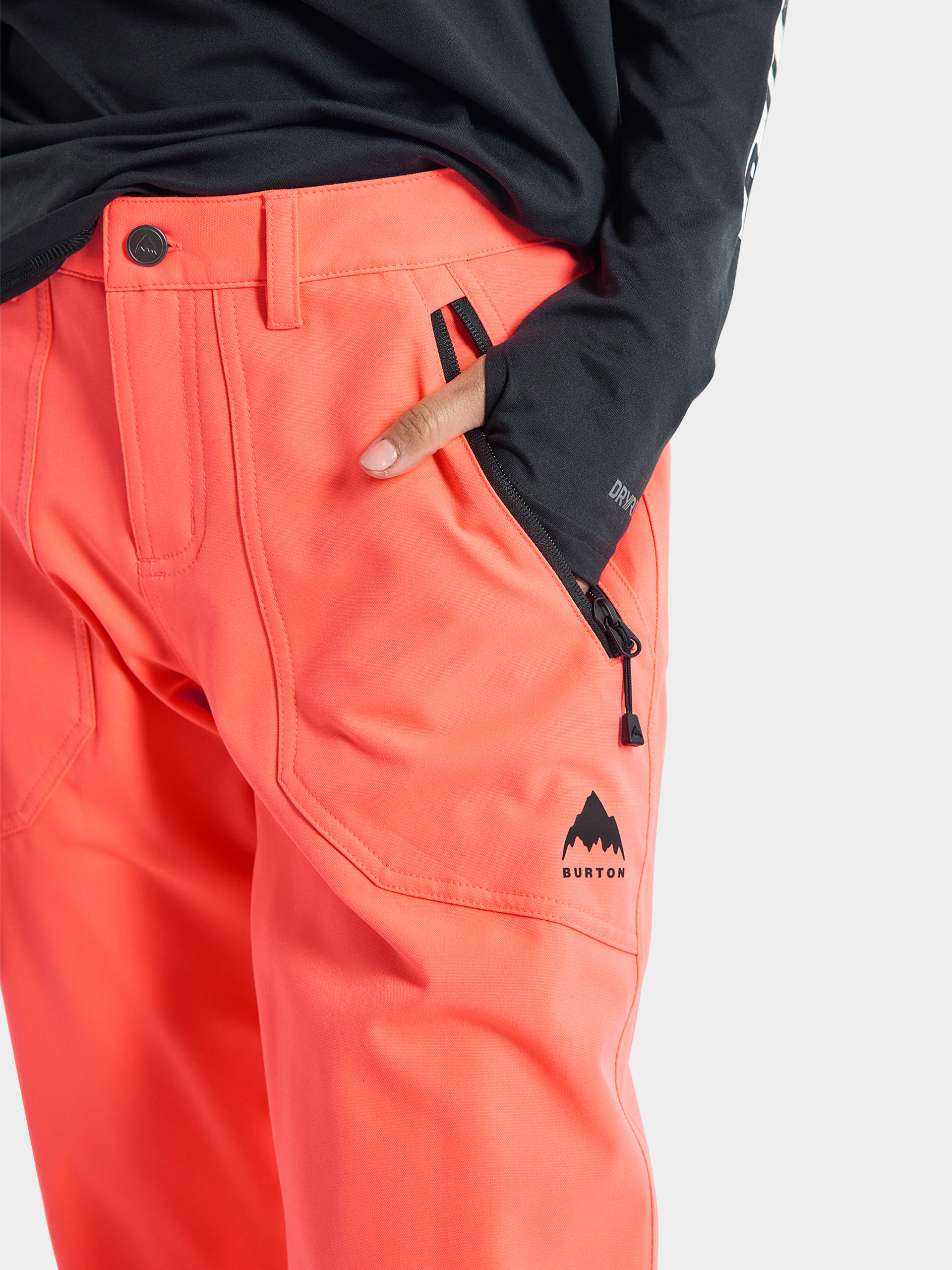 Womens Burton Vida Stretch Snowboard pants (tetra orange)