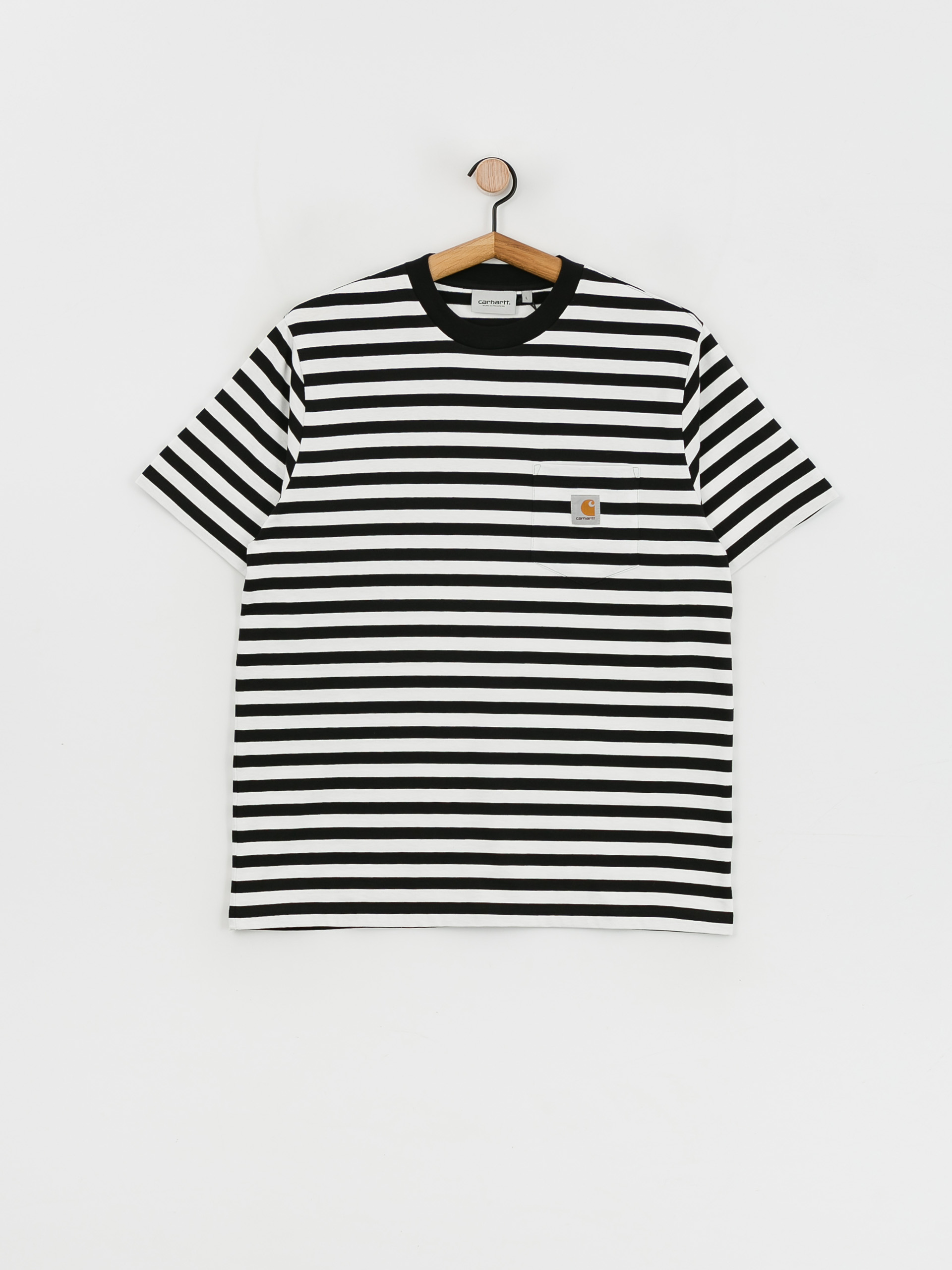 Carhartt WIP Scotty Pocket T-shirt (scotty stripe black/white)