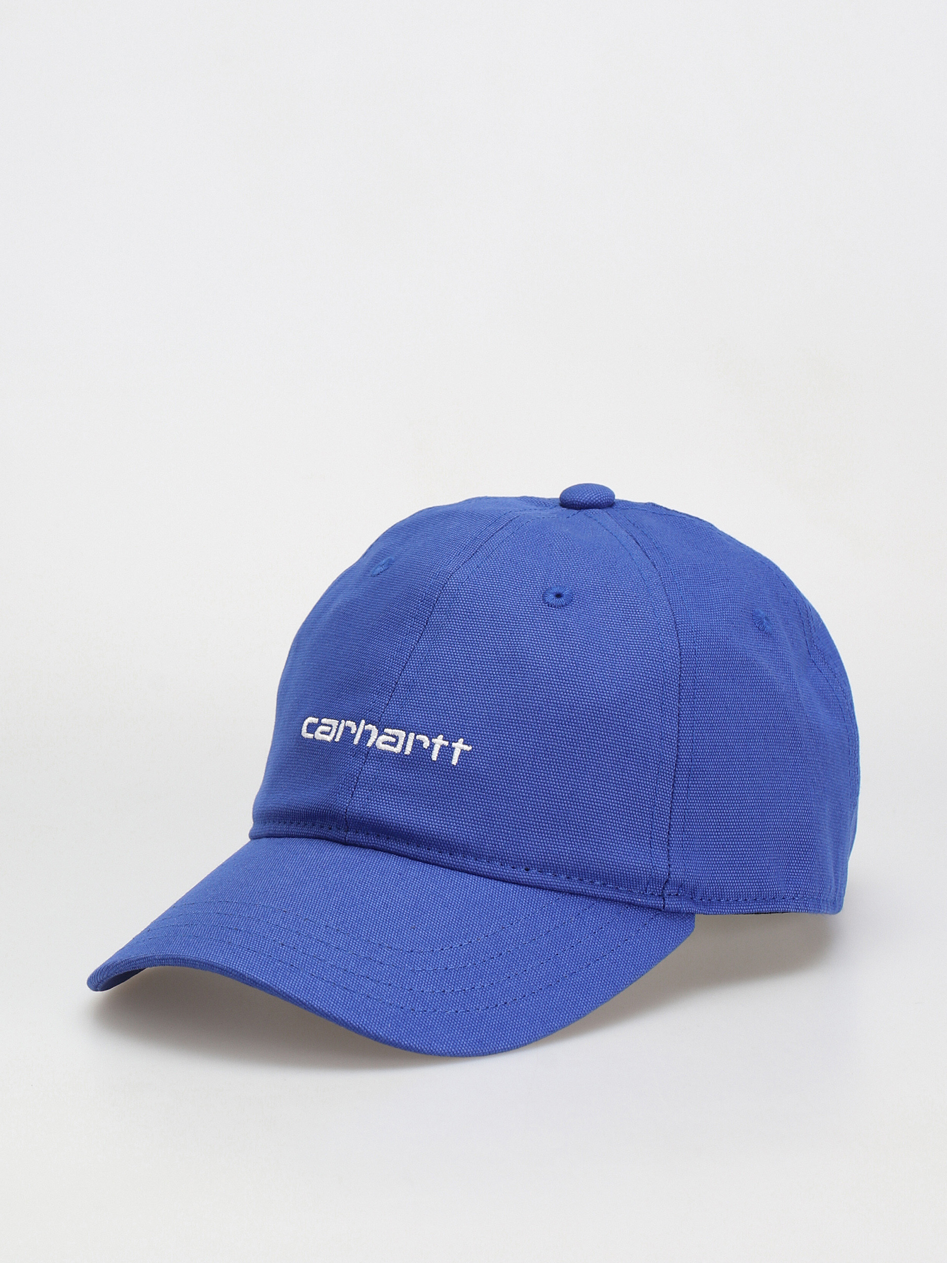 Carhartt WIP Canvas Script Cap - blue (lazurite/white)