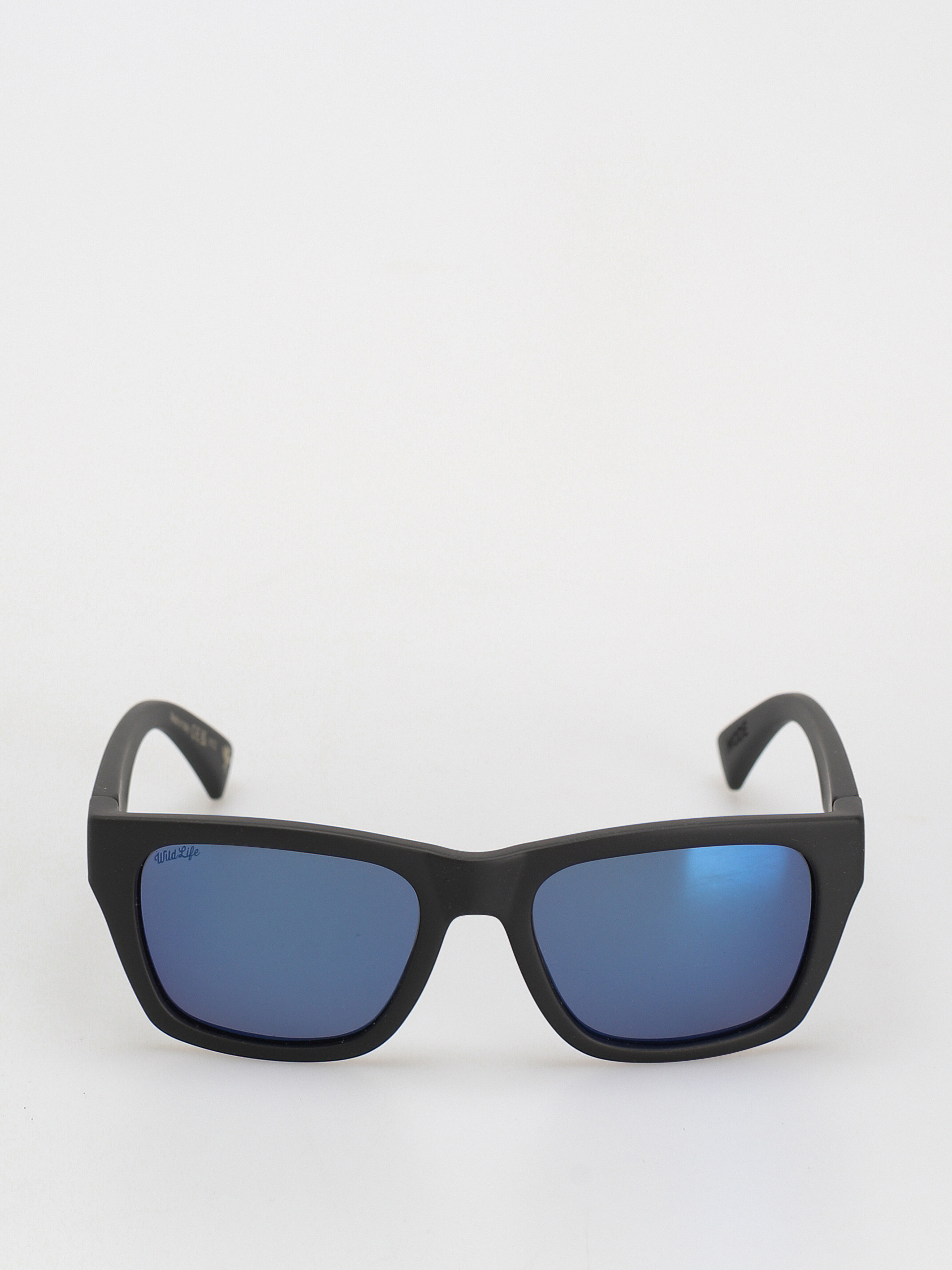 Von Zipper Mode Polar Sunglasses (blk sat/blu flsh plr)
