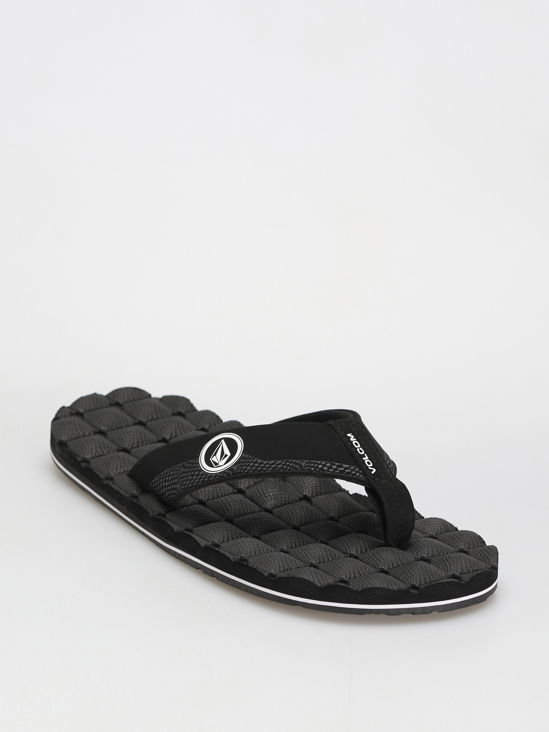 Volcom Recliner Flip-flops (black white)