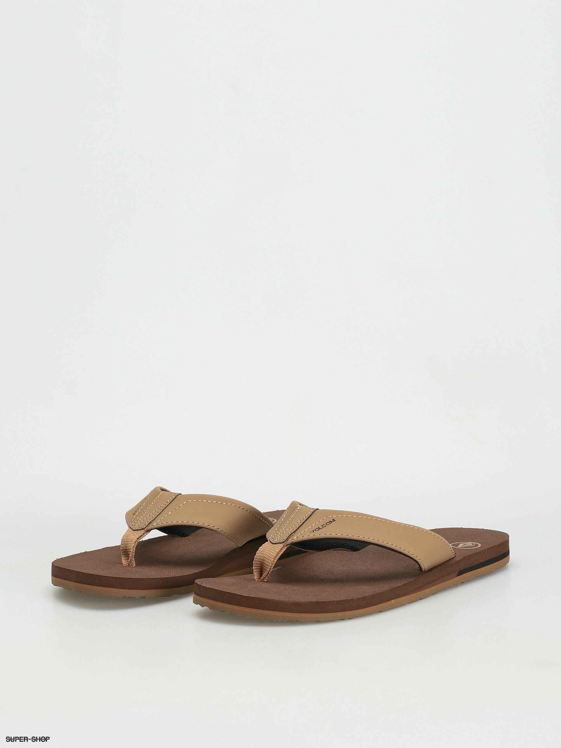 Volcom Victor Flip flops brown khaki