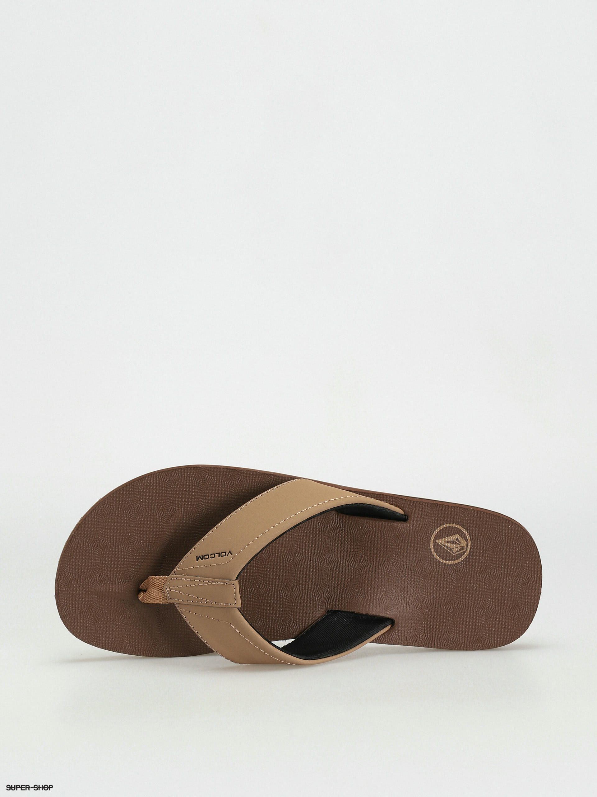 Volcom Victor Flip flops brown khaki