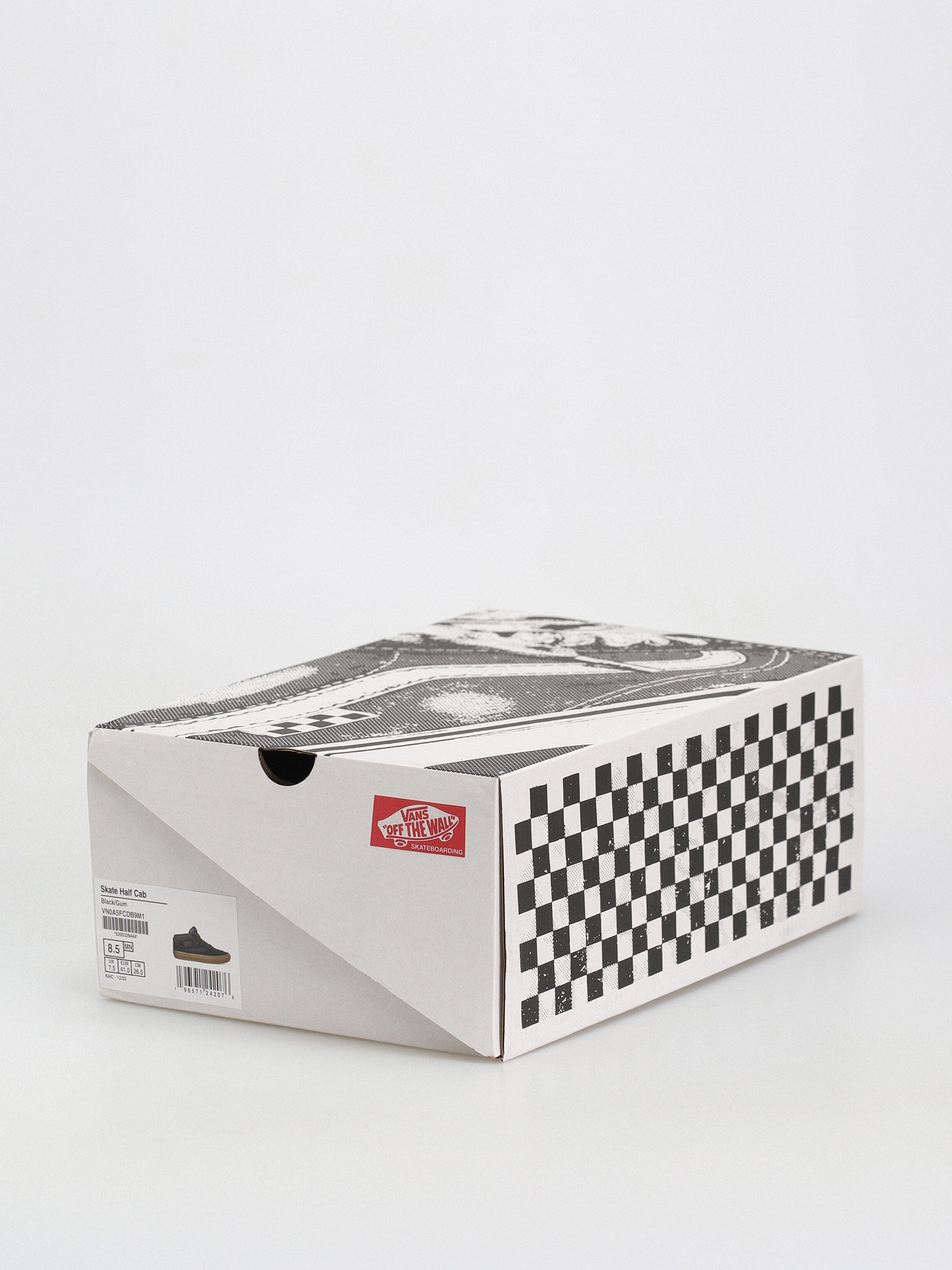 Vans Skate Half Cab Schuhe (black/gum)