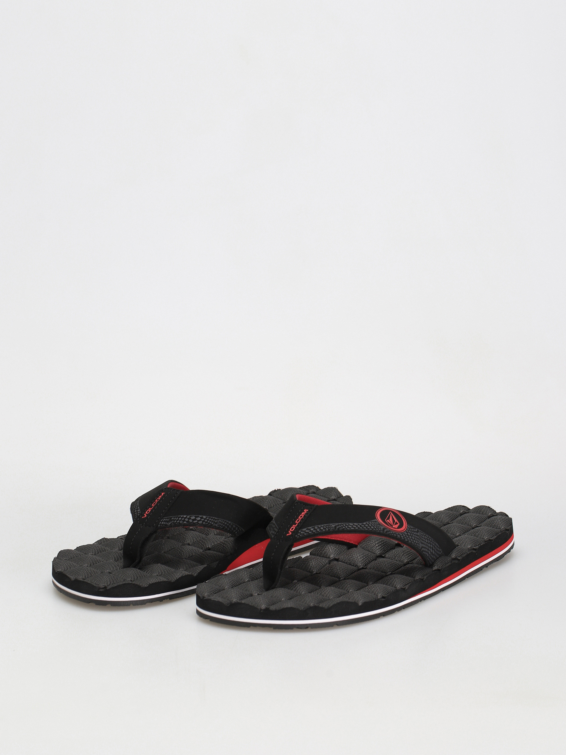 Volcom Recliner Flip Flops (ribbon red)