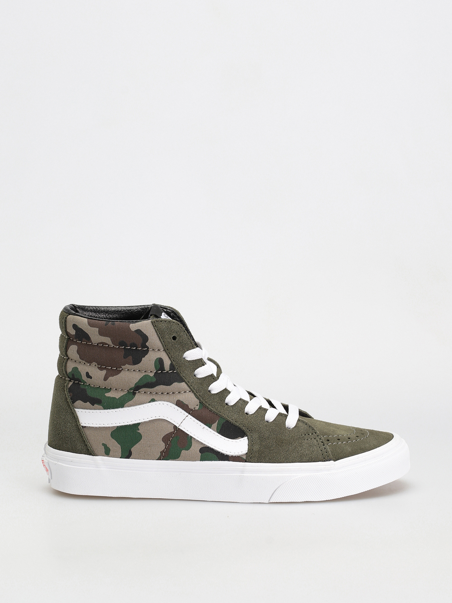 Vans Sk8 Hi Shoes (camo olive/white)