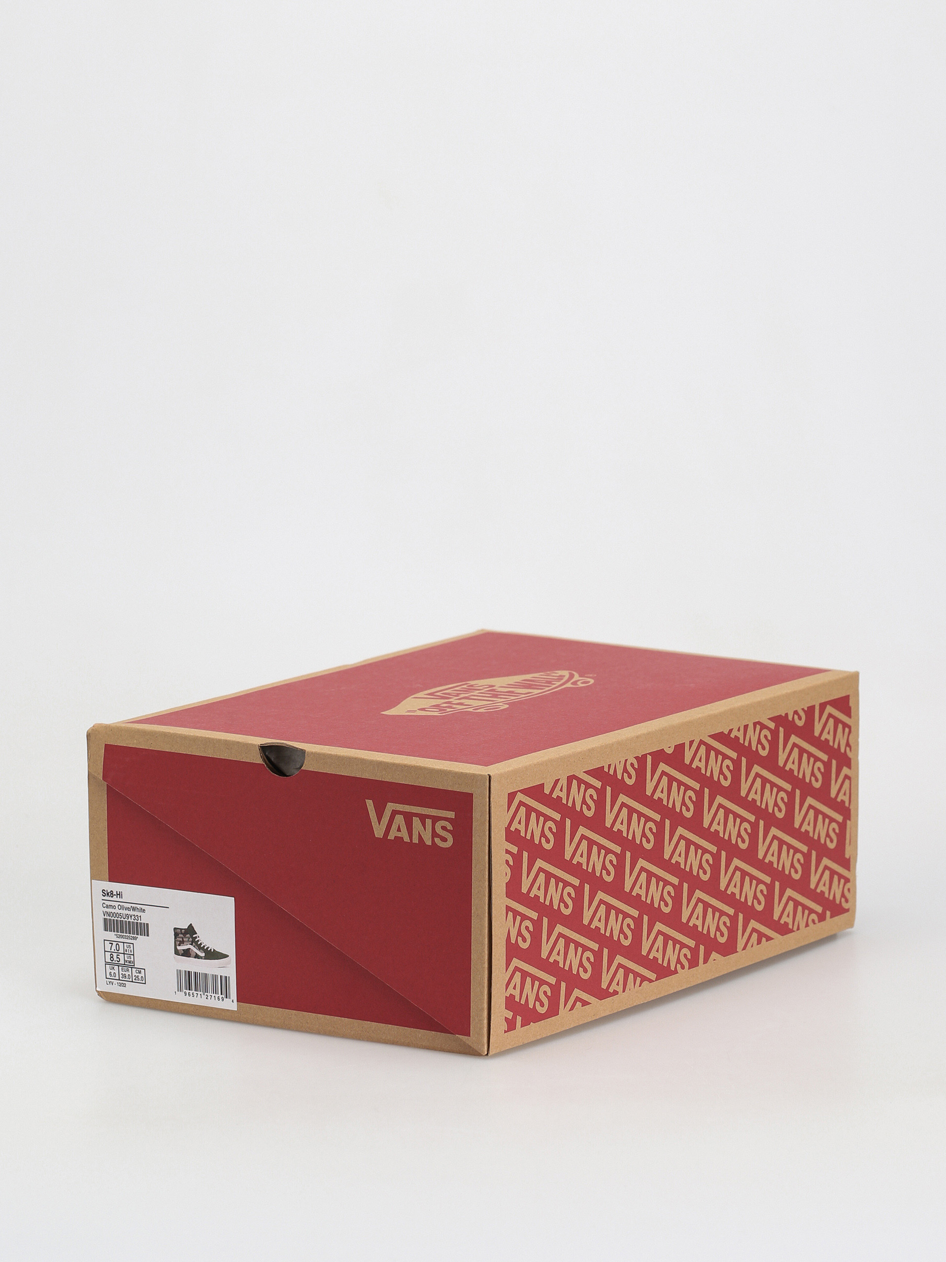 Vans Sk8 Hi Shoes (camo olive/white)