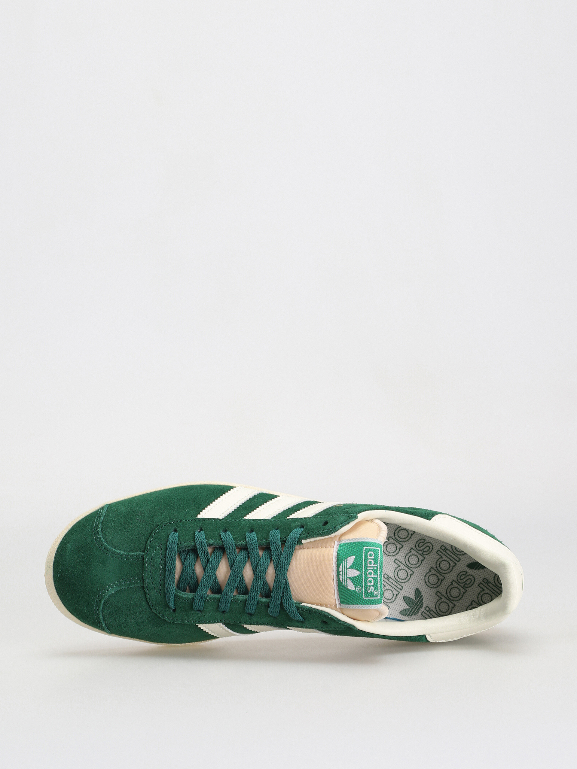adidas Originals Gazelle Shoes (drkgrn/owhite/cwhite)