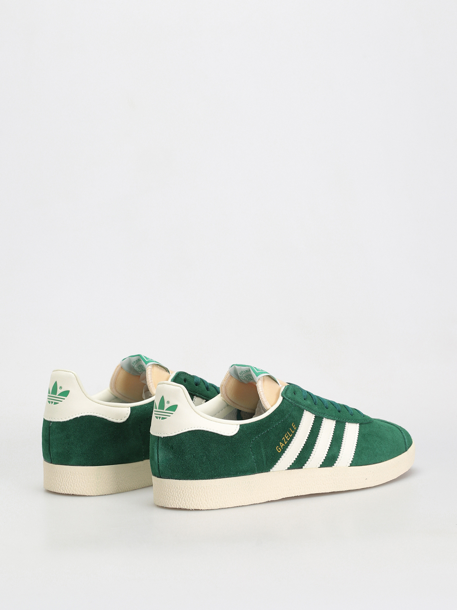 adidas Originals Gazelle Shoes (drkgrn/owhite/cwhite)