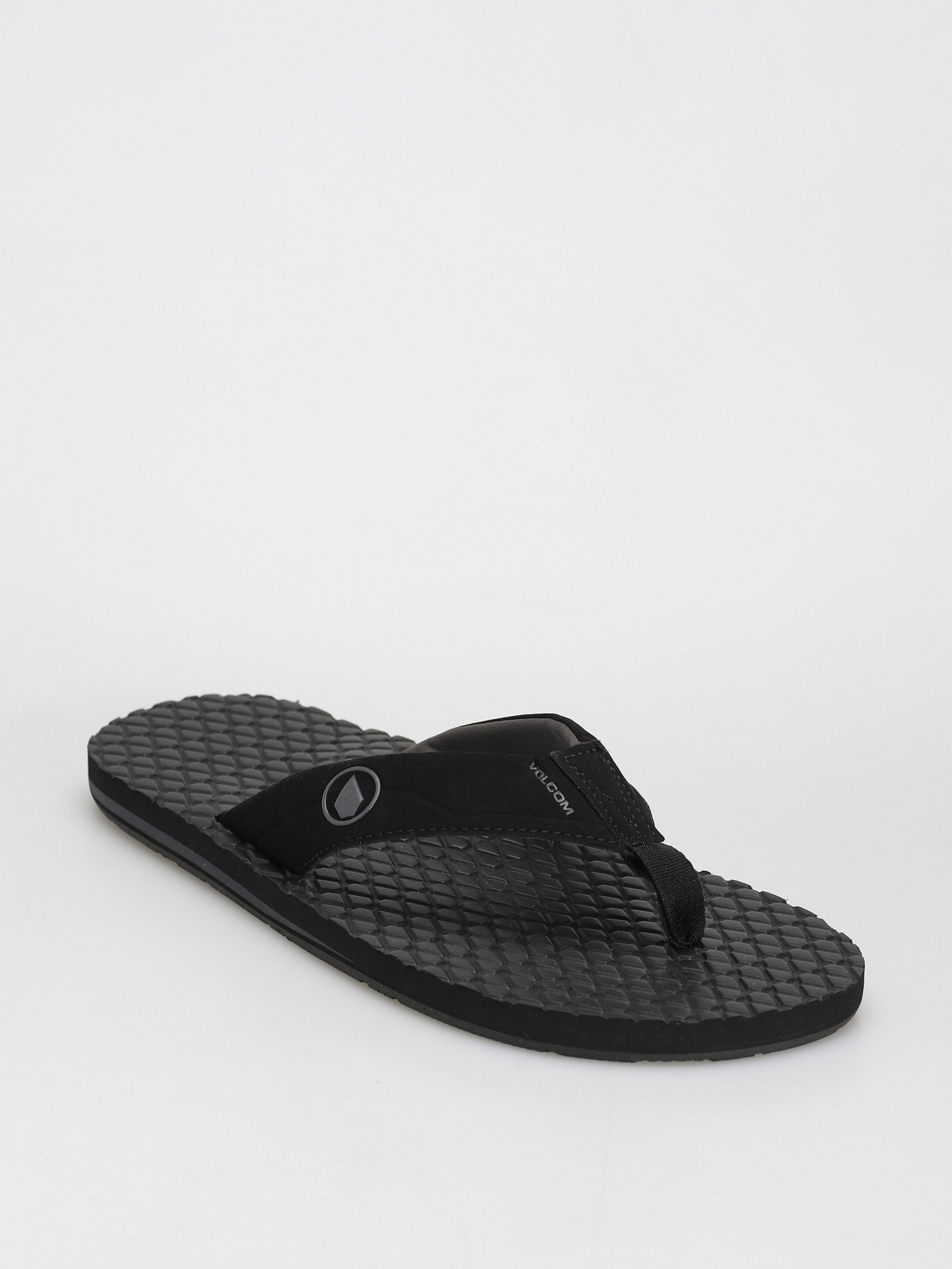 Volcom Eco Recliner 2 Flip Flops (black grey)