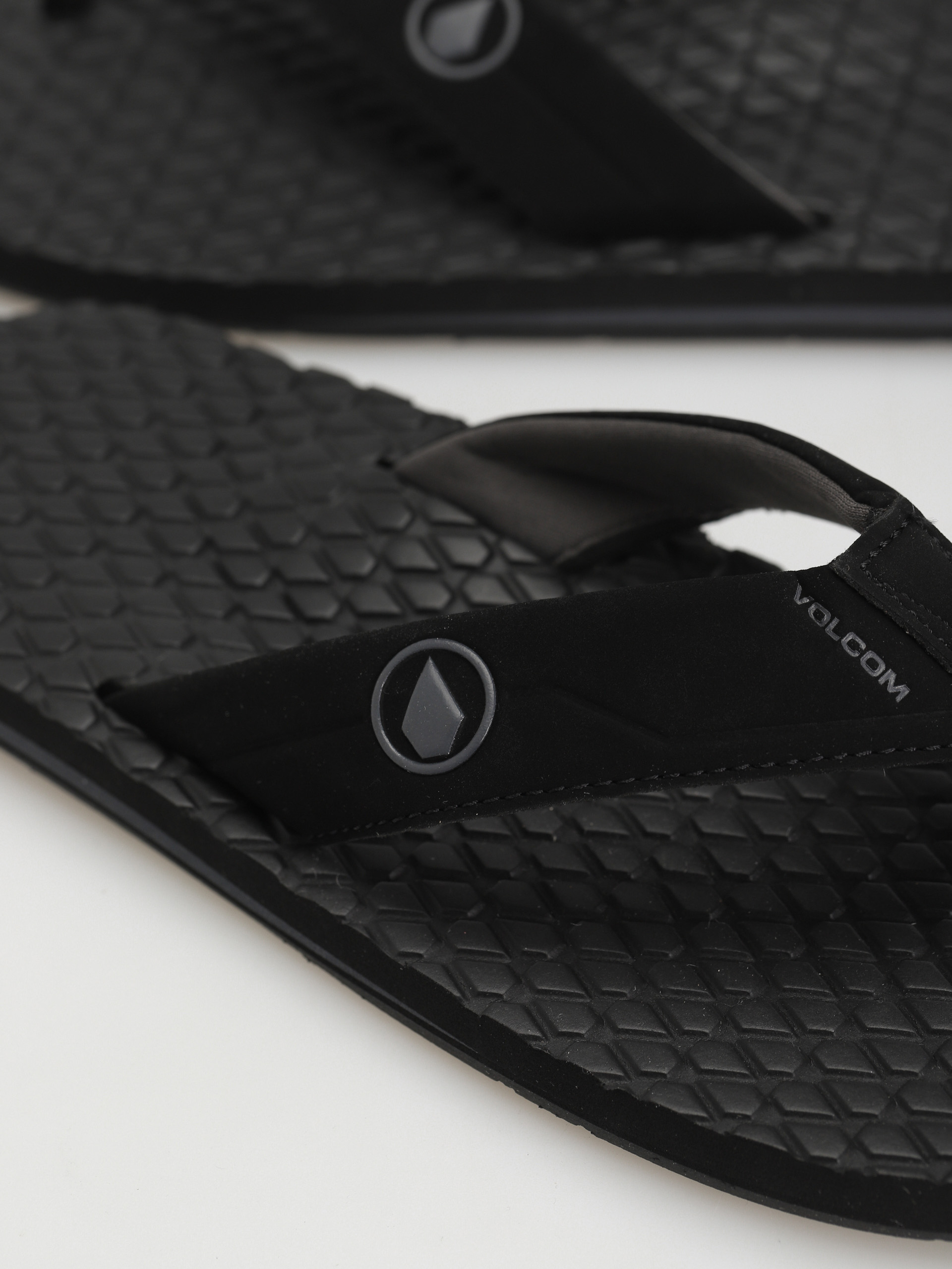 Volcom Eco Recliner 2 Flip Flops (black grey)