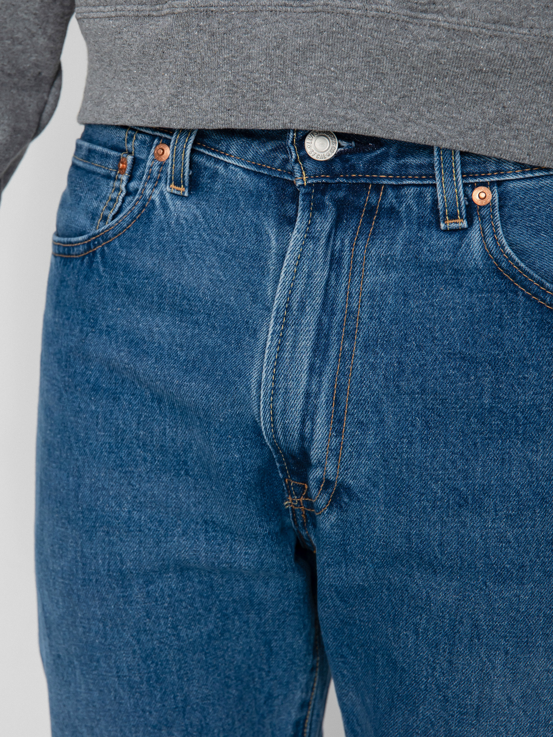 Levi's® 551Z Authentic Straight Pants - blue (medium indigo stonewash)