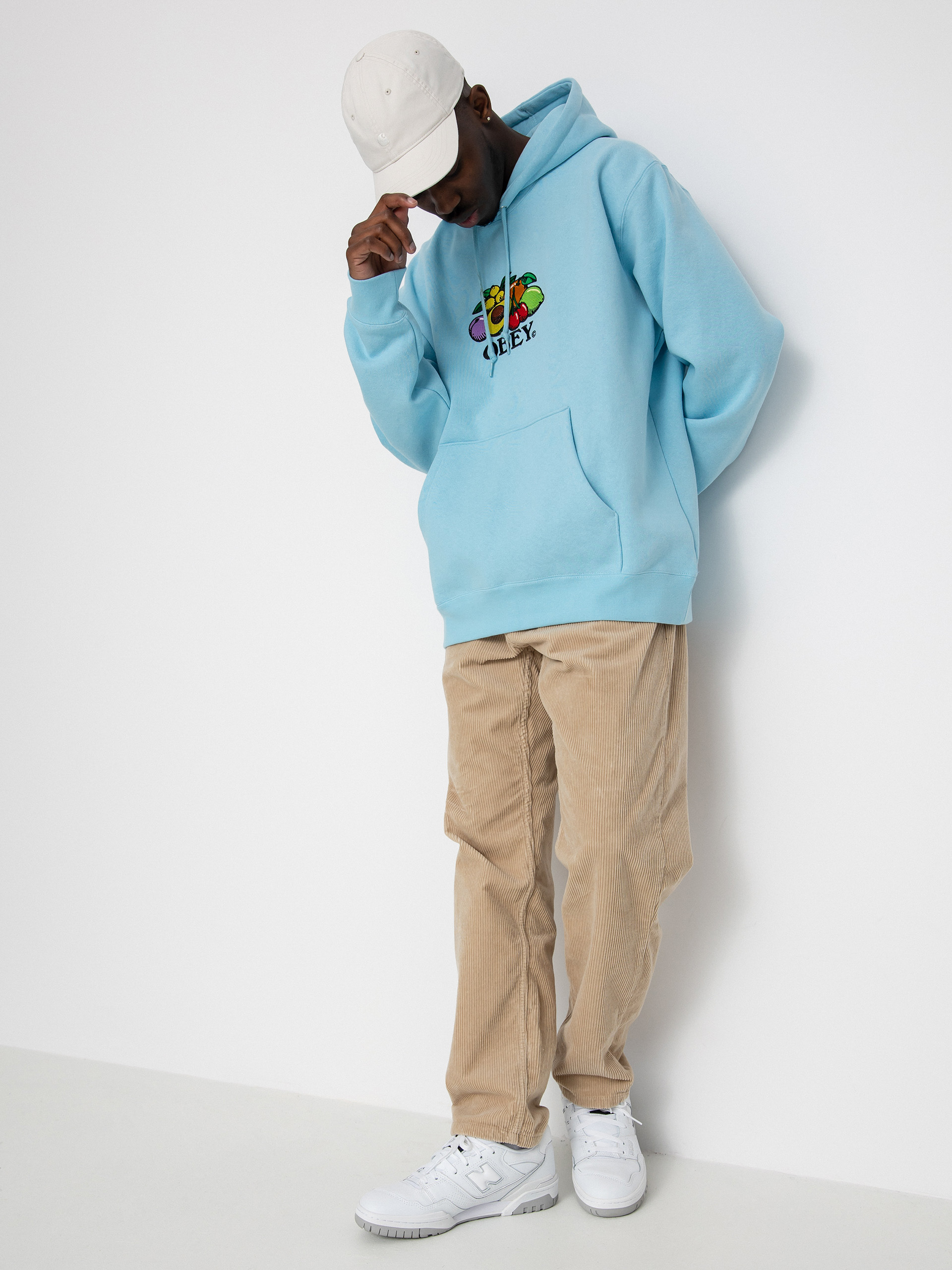 OBEY Basket HD Hoodie (sky blue)