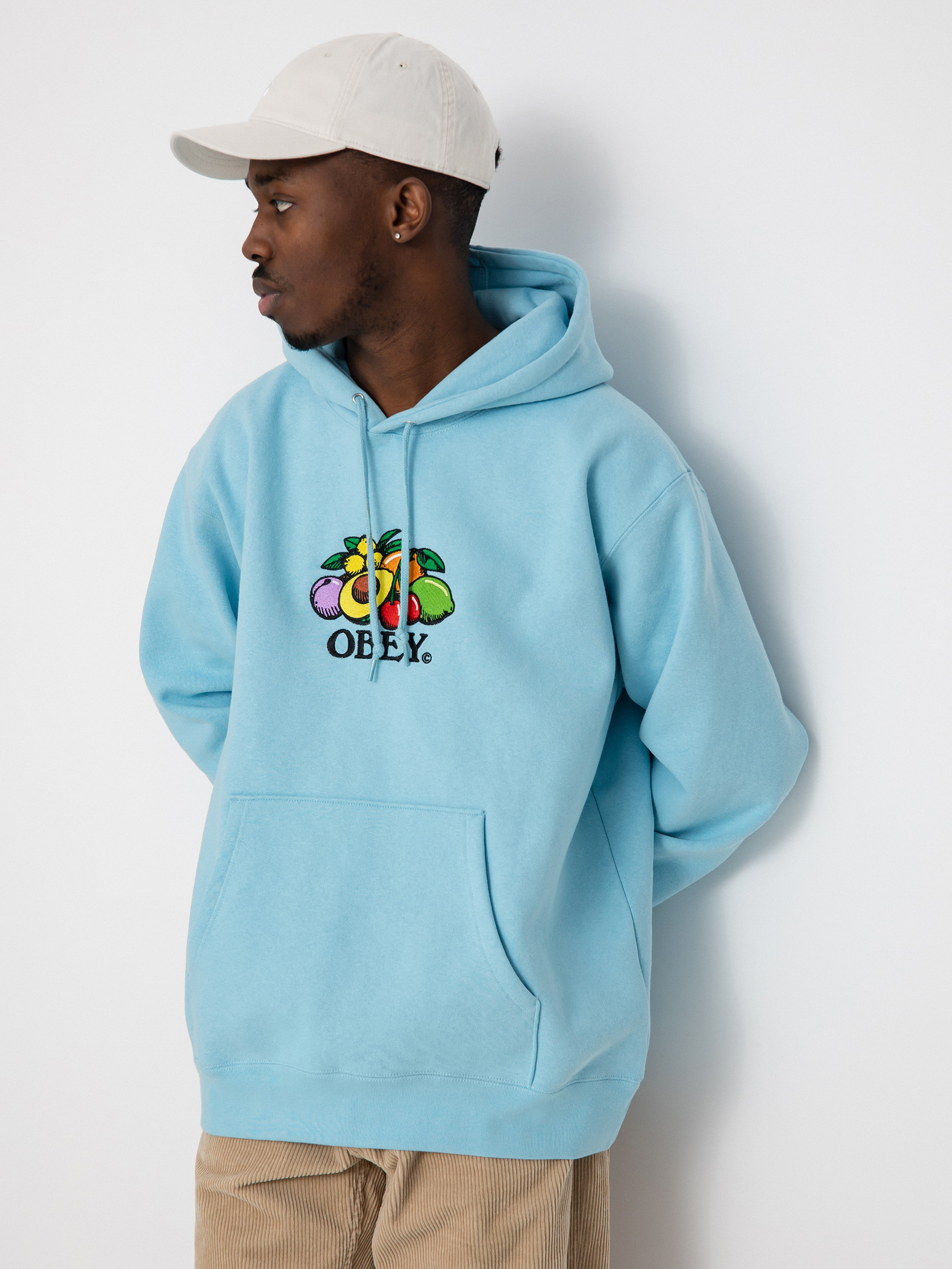 OBEY Basket HD Hoodie (sky blue)