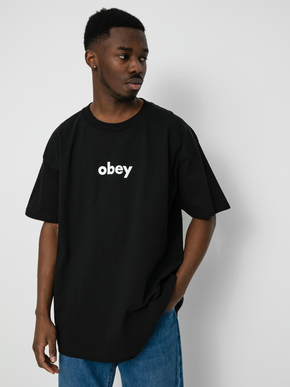 OBEY Lower Case 2 T-Shirt (black)